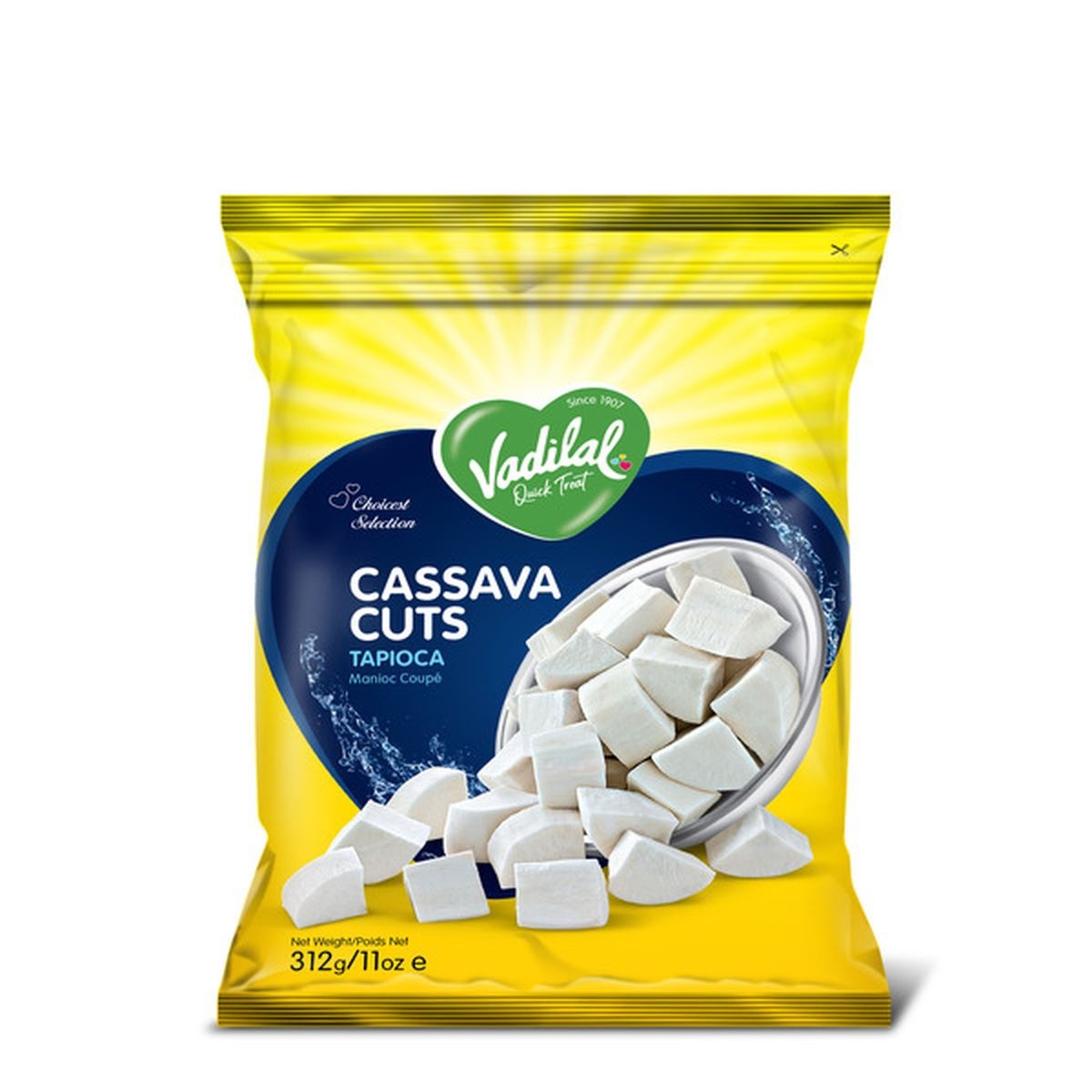 VADILAL CASSAVA CHUNKS TAPIOCA