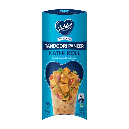 VADILAL TANDOORI PANEER KATHI ROLL 200 GM