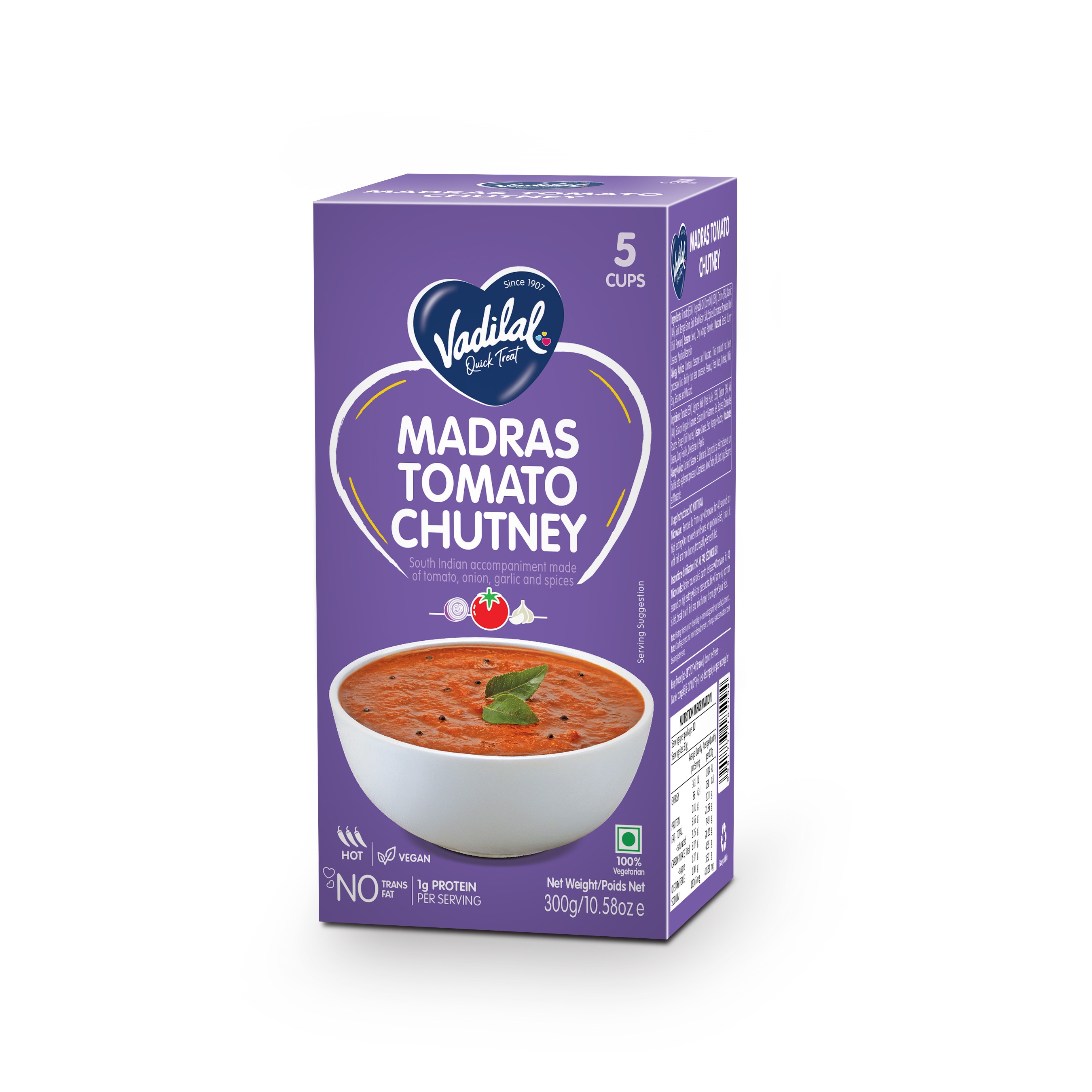 Vadilal Madras Tomato Chutney 10.58 OZ