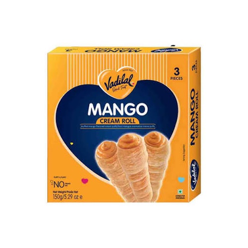 VADILAL MANGO CREAM ROLL 150 GM