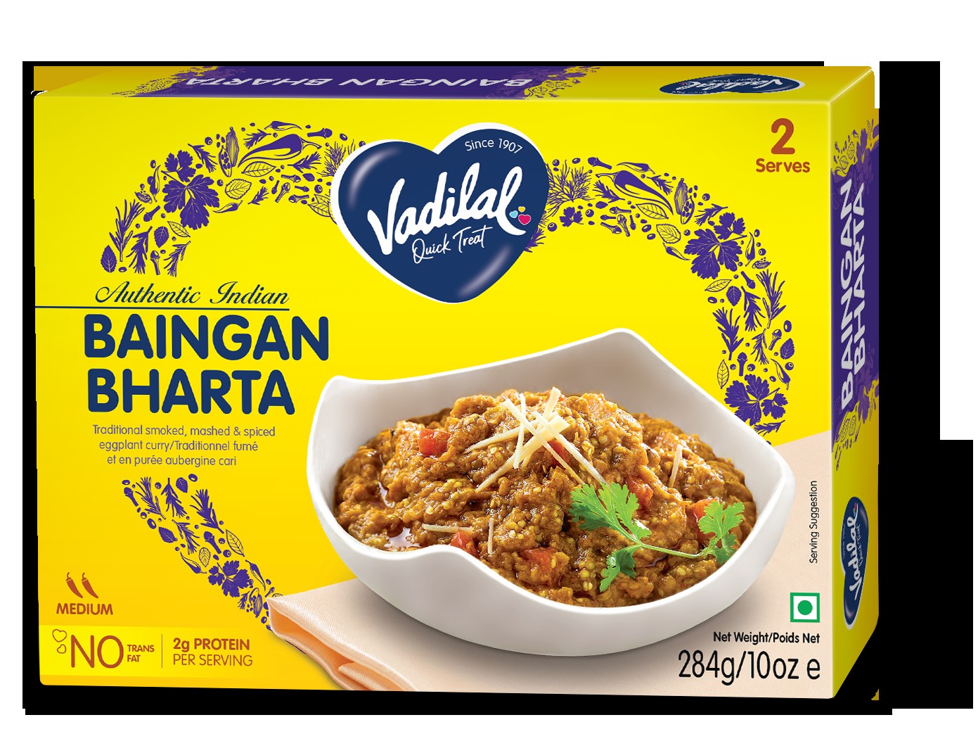 Vadilal Baingan Bharta 284 GM