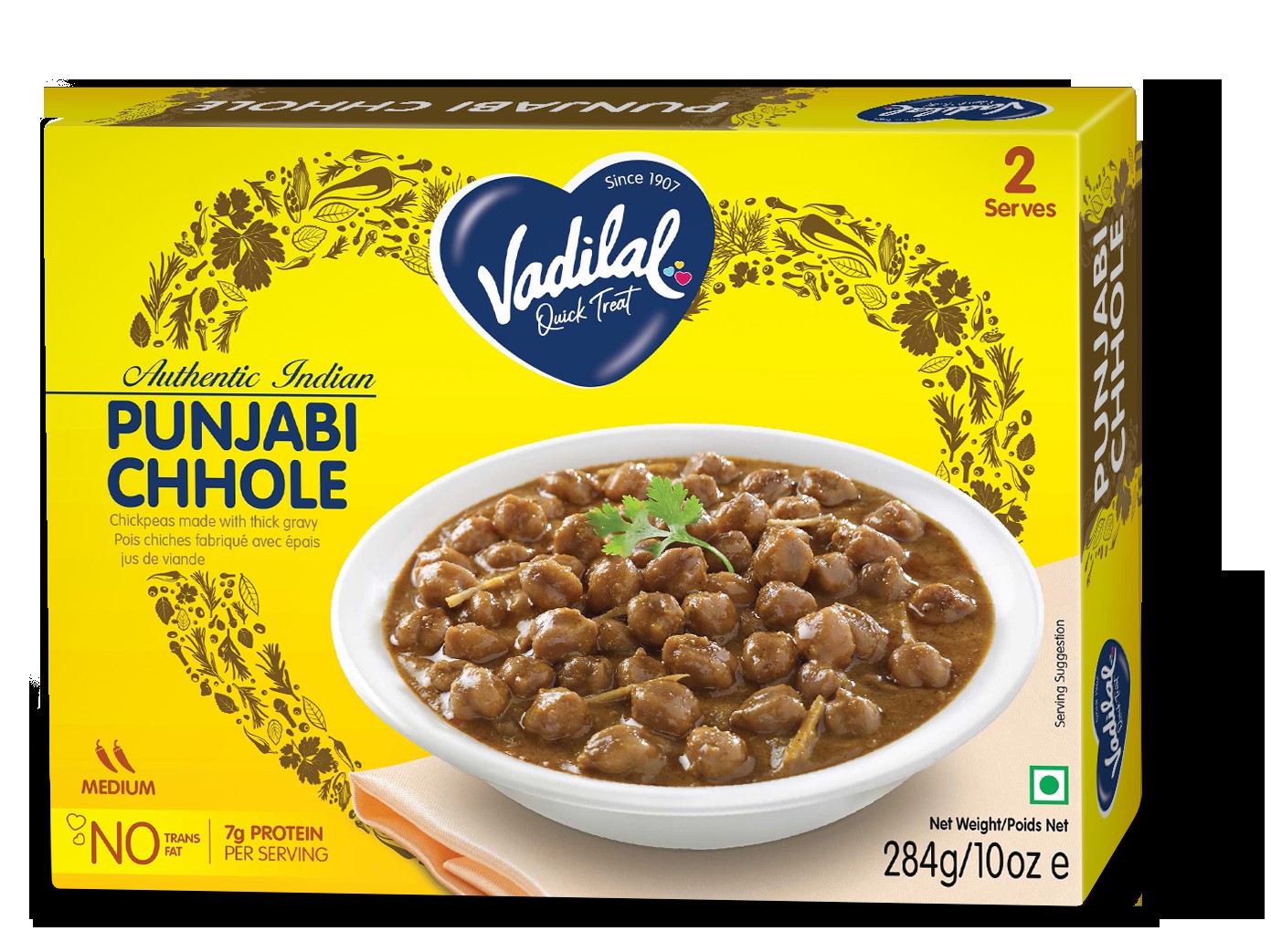 PUNJABI CHHOLE VADILAL 10 OZ