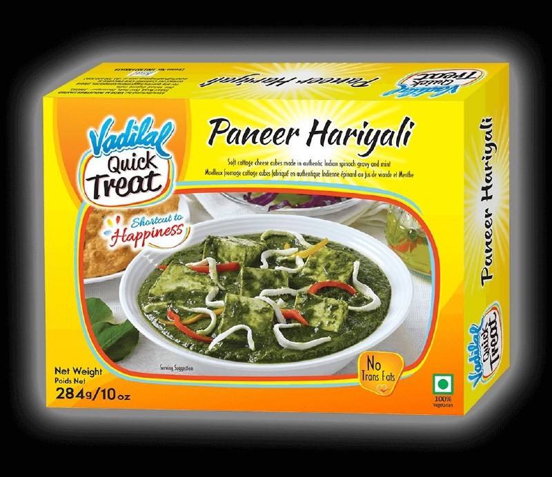 VADILAL PANEER HARIYALI 284 GM