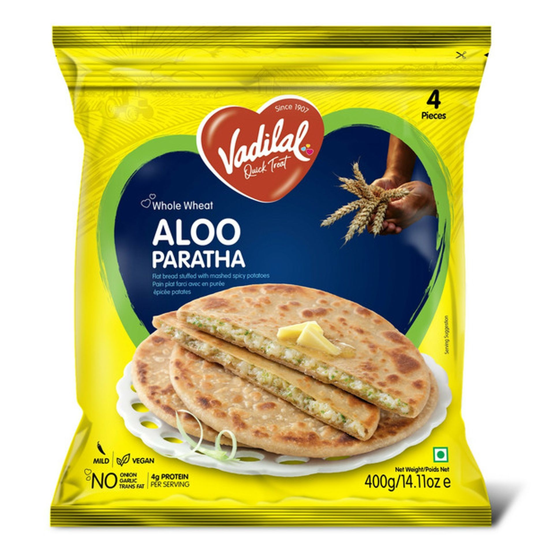 Vadilal Aloo Paratha 400 GM