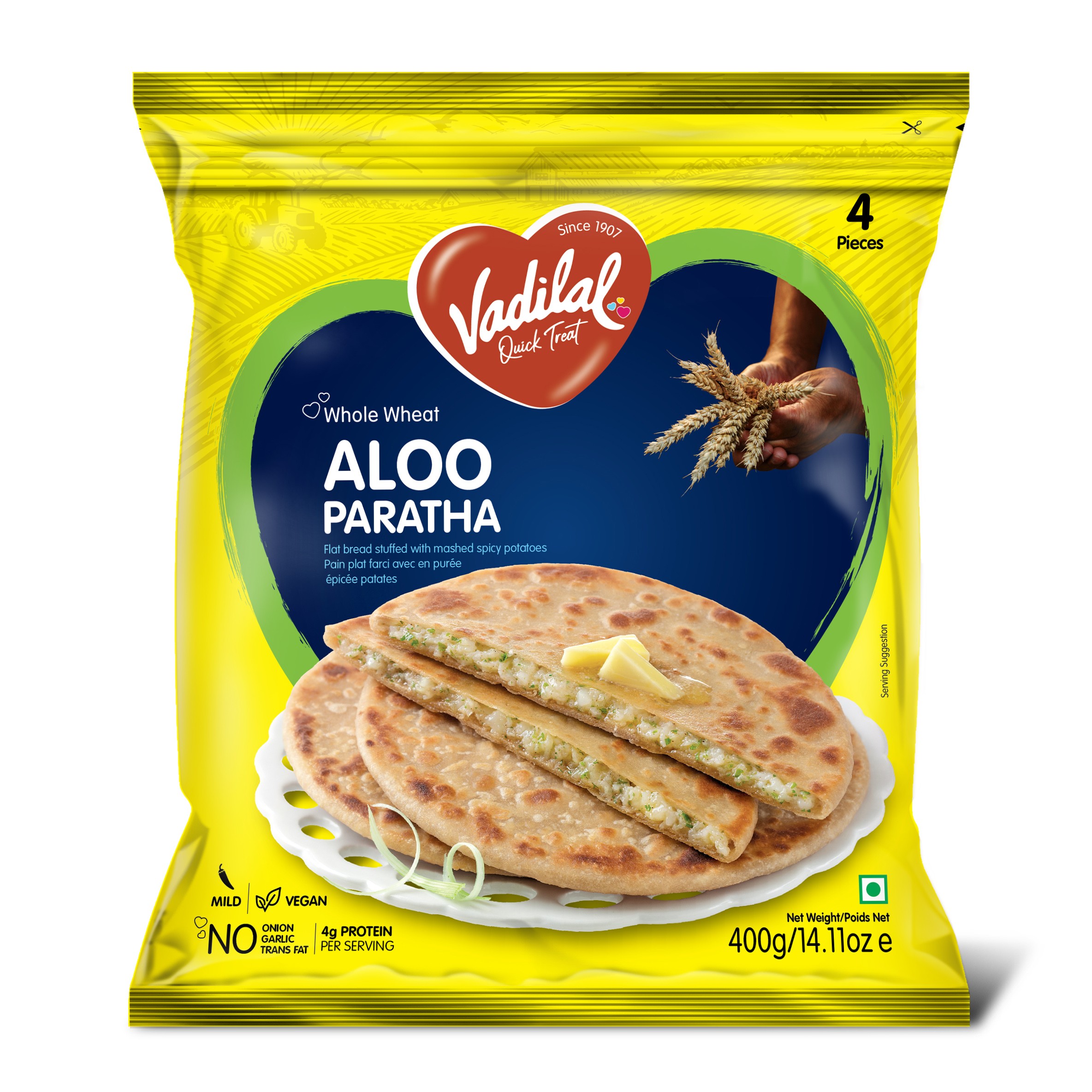 Vadilal Aloo Paratha Bulk 400 GM