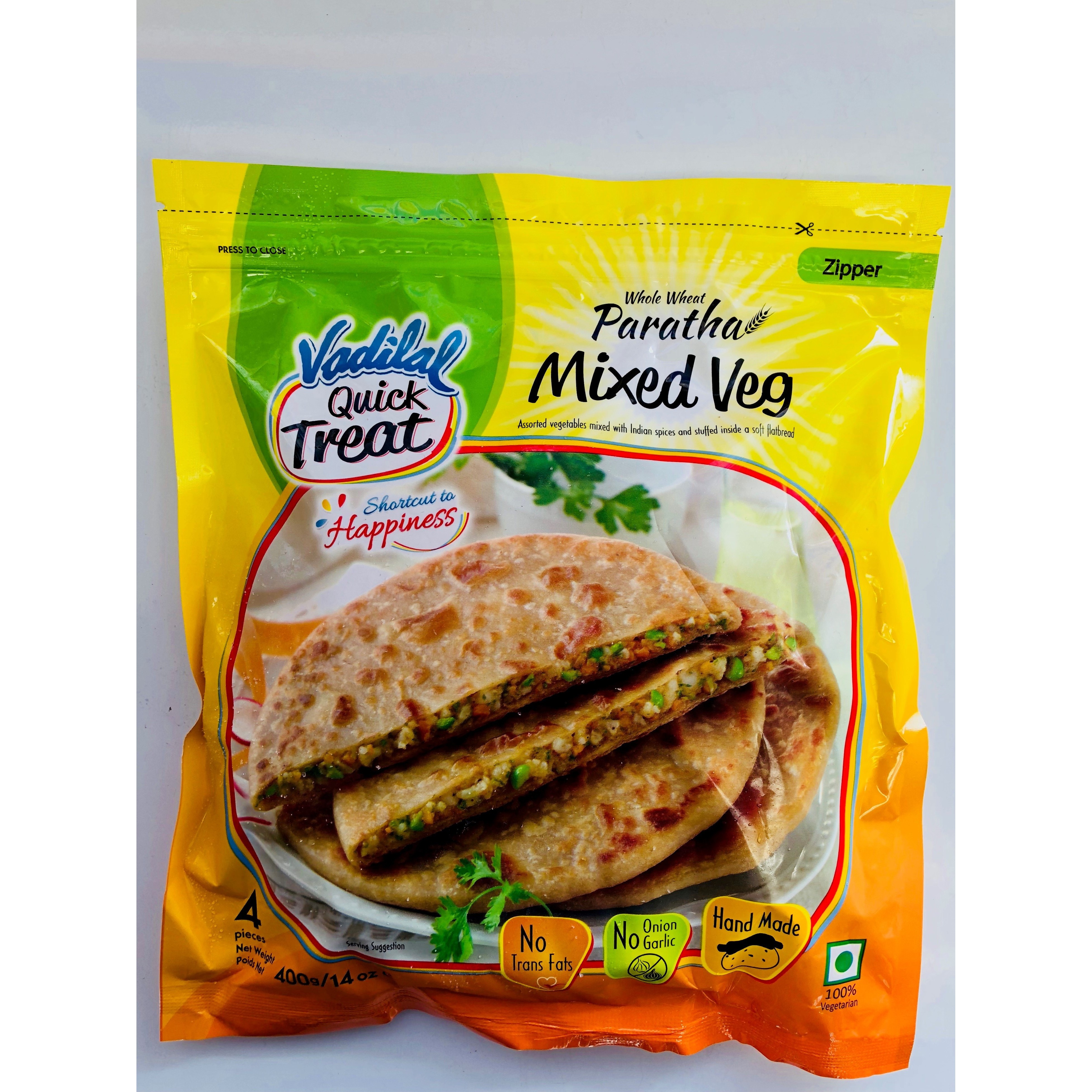 VADILAL MIXED VEG PARATHA 16 PCS