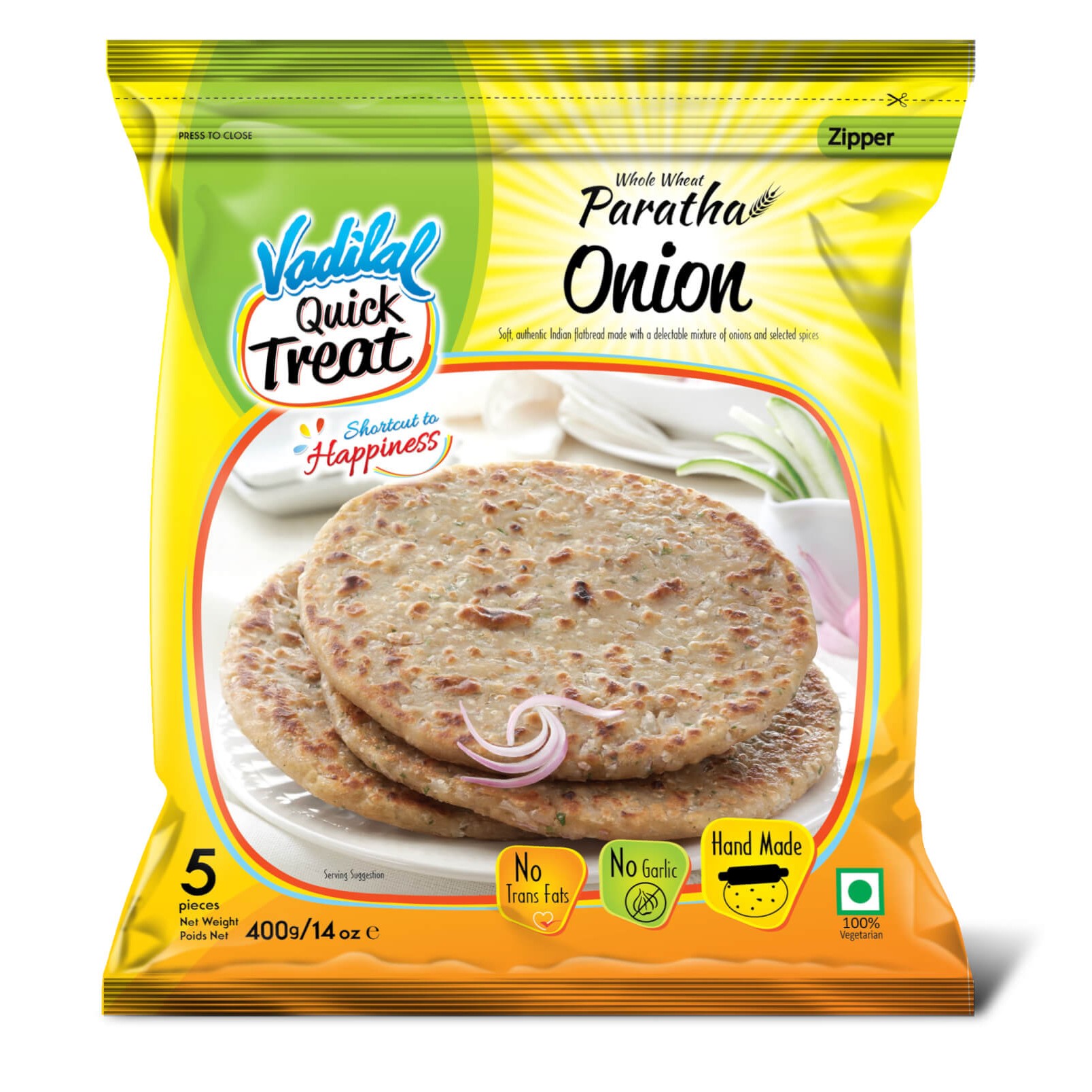 ONION PARANTHA 400 GM