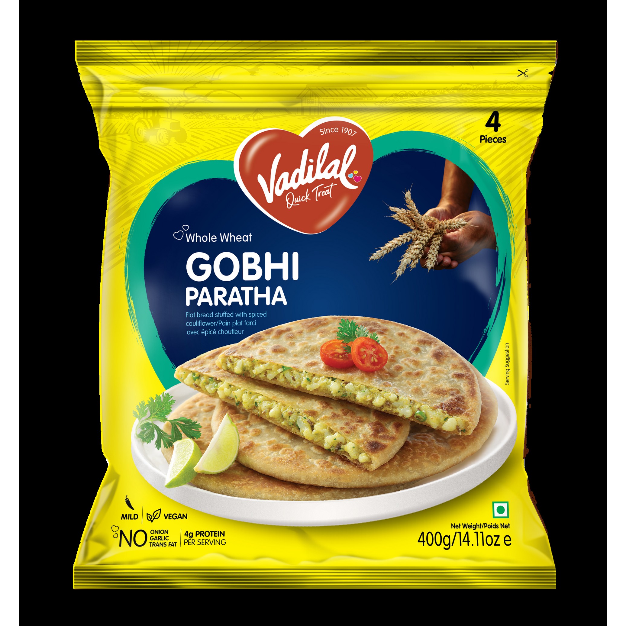Vadilal Paratha Gobhi 400 GM