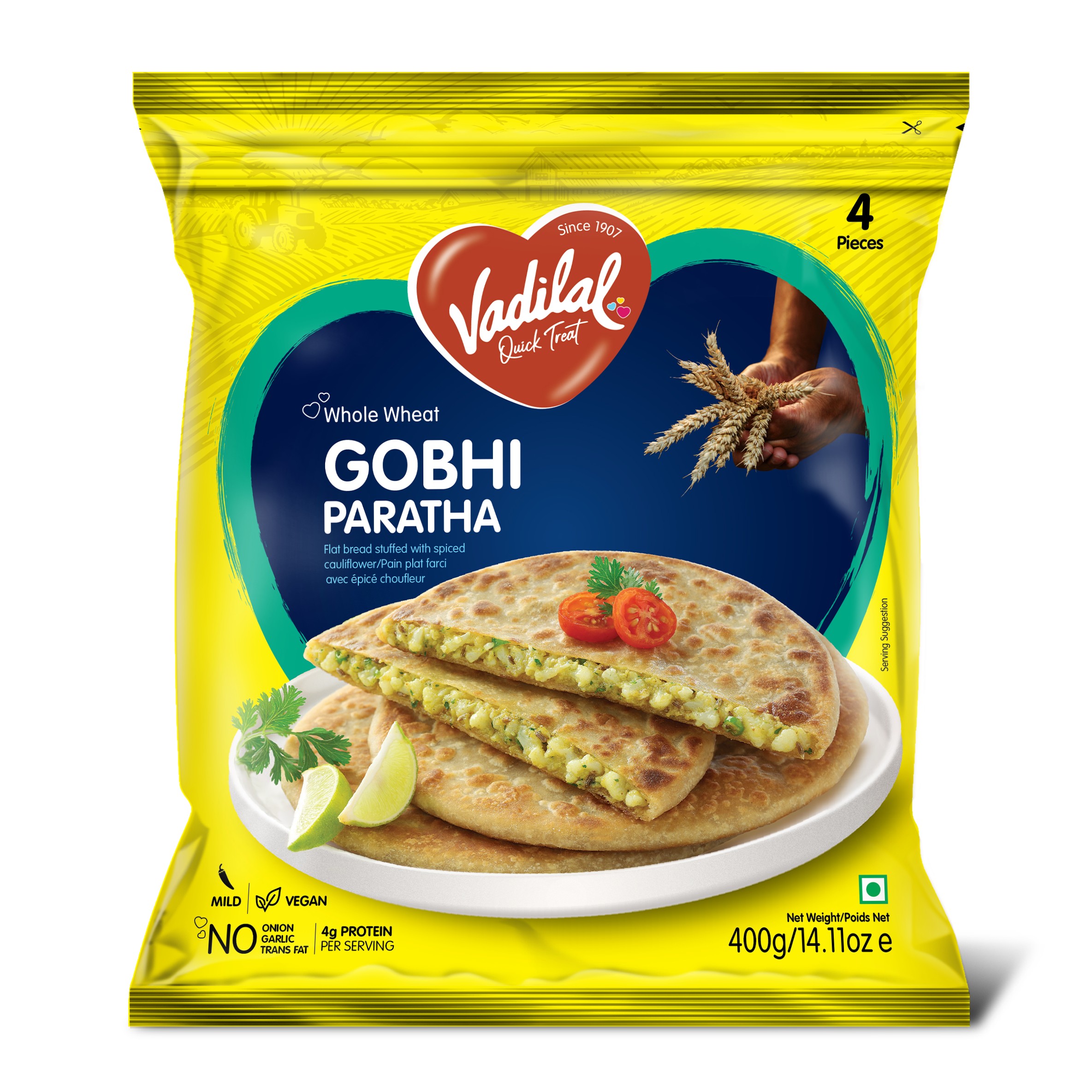 Vadilal Paratha Gobhi 400 GM