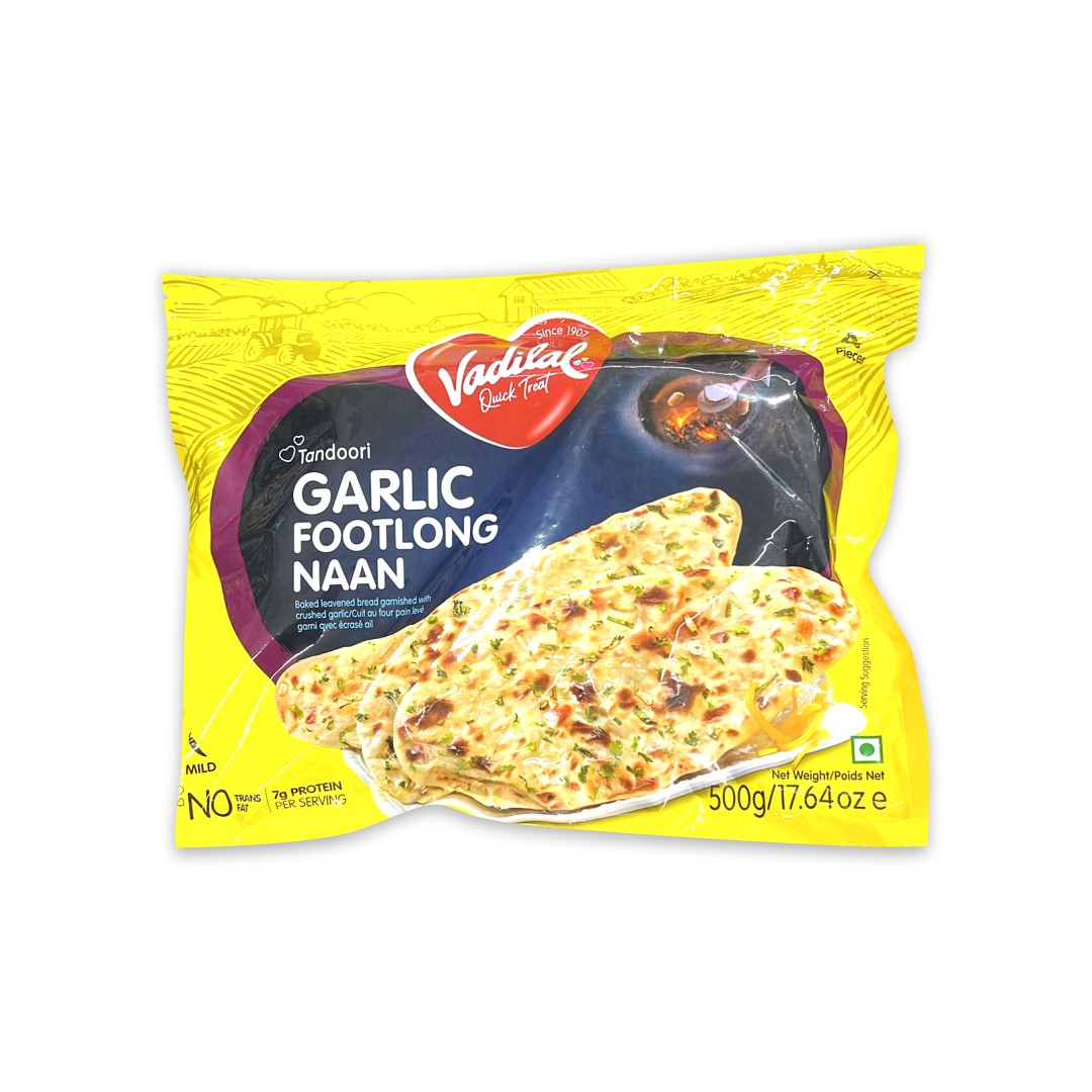 FOOT LONG GARLIC BUTTER NAAN VADILAL 500 GM