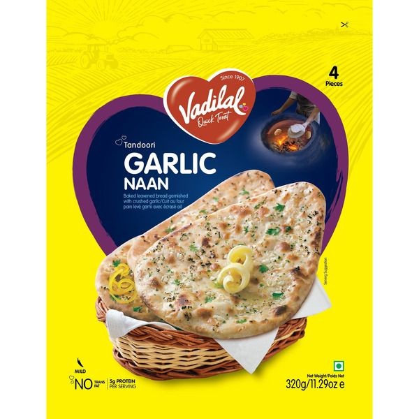 Vadilal Vadilal Tandoori Garlic Naan 320 GM