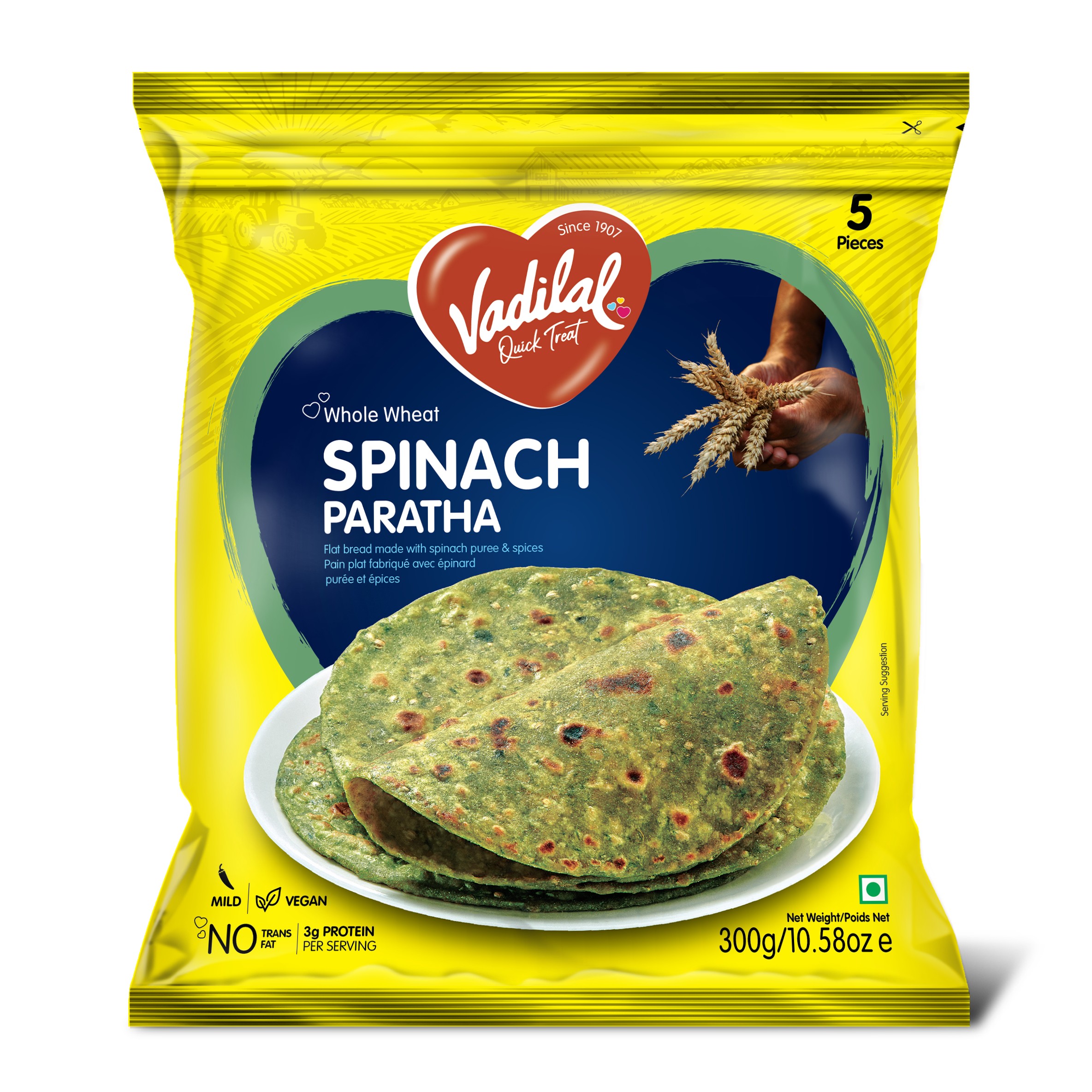 Vadilal Spinach Paratha  5 PCS