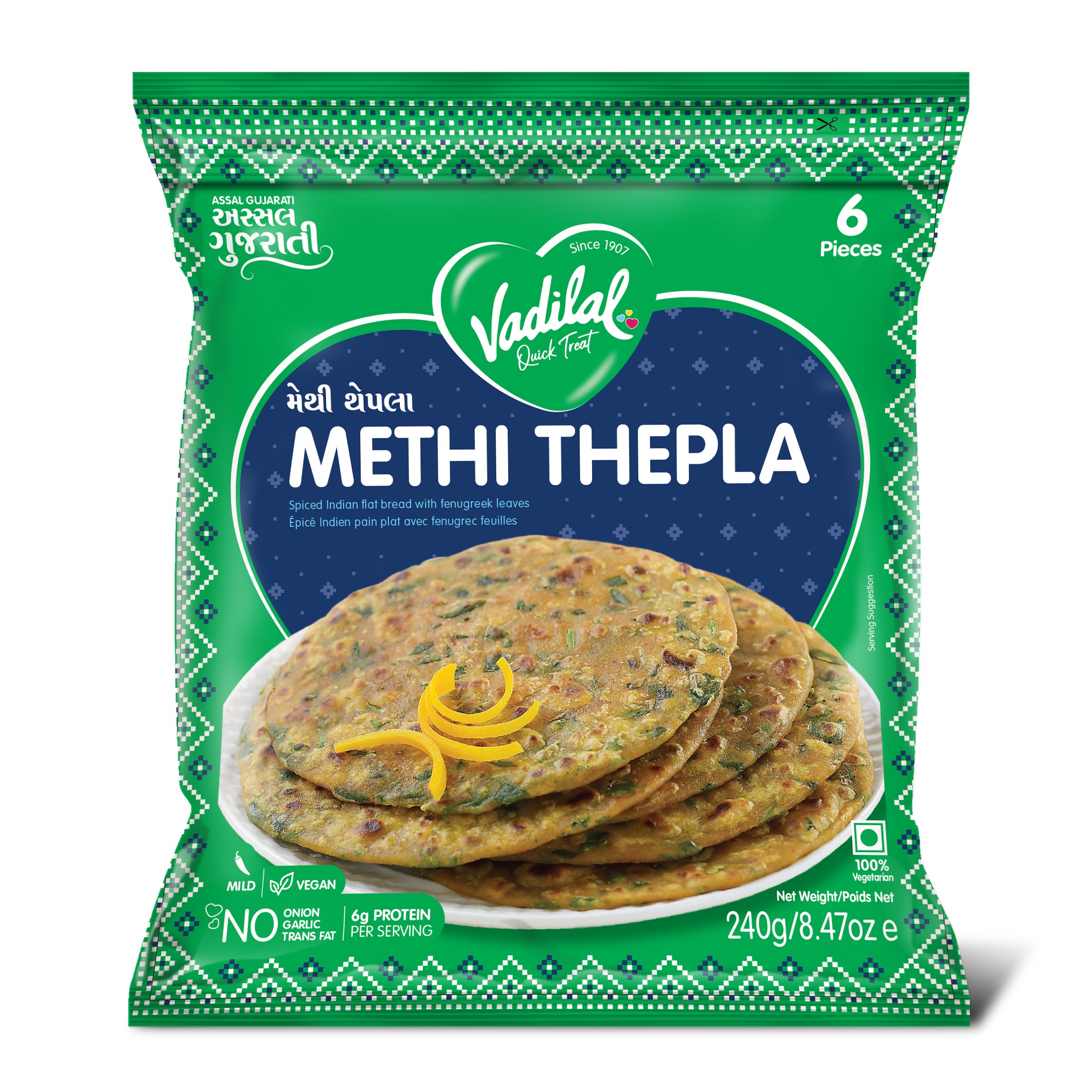 Vadilal Methi Thepla 240 GM