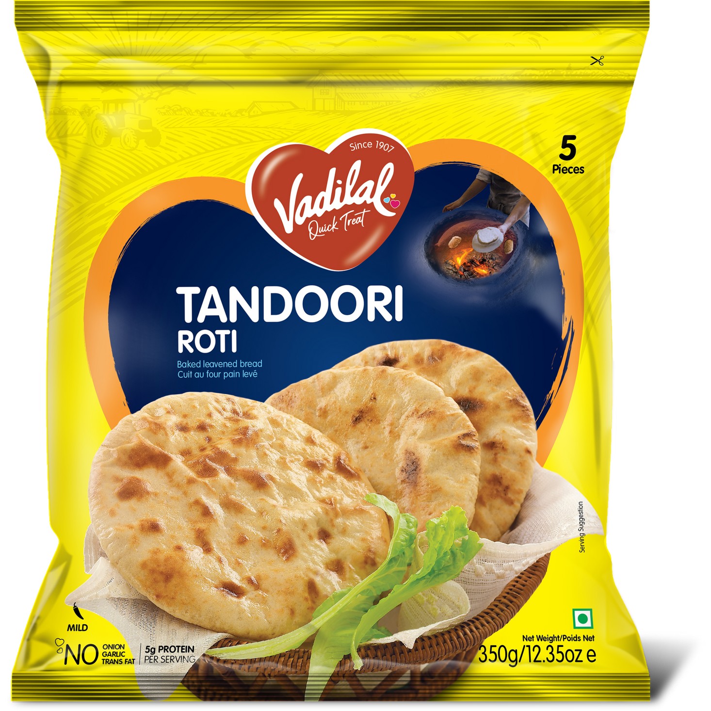 VADILAL TANDOORI ROTI 350 GM