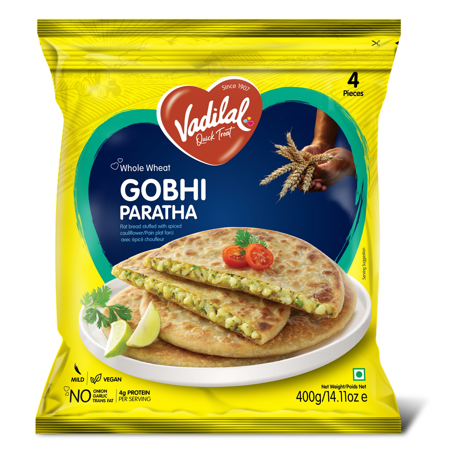 VADILAL GOBI PARATHA 14 OZ