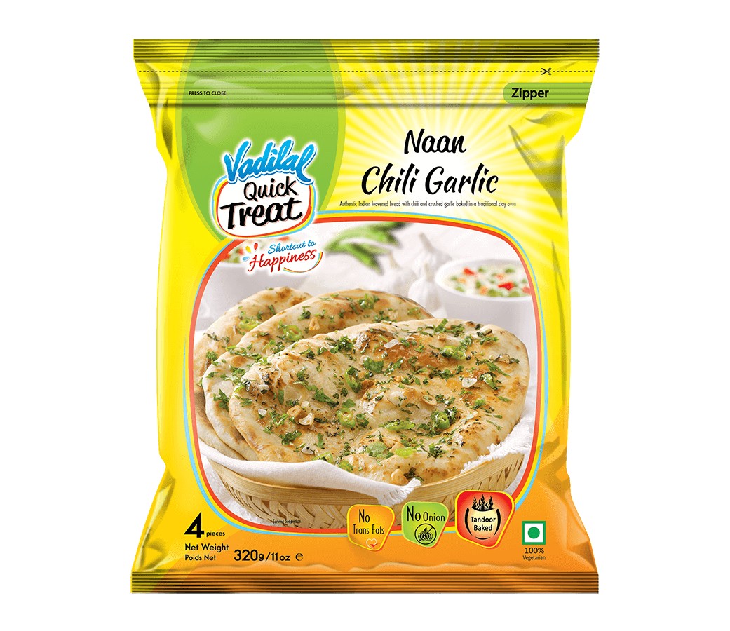 Vadilal Chilli Garlic Naan 320 GM