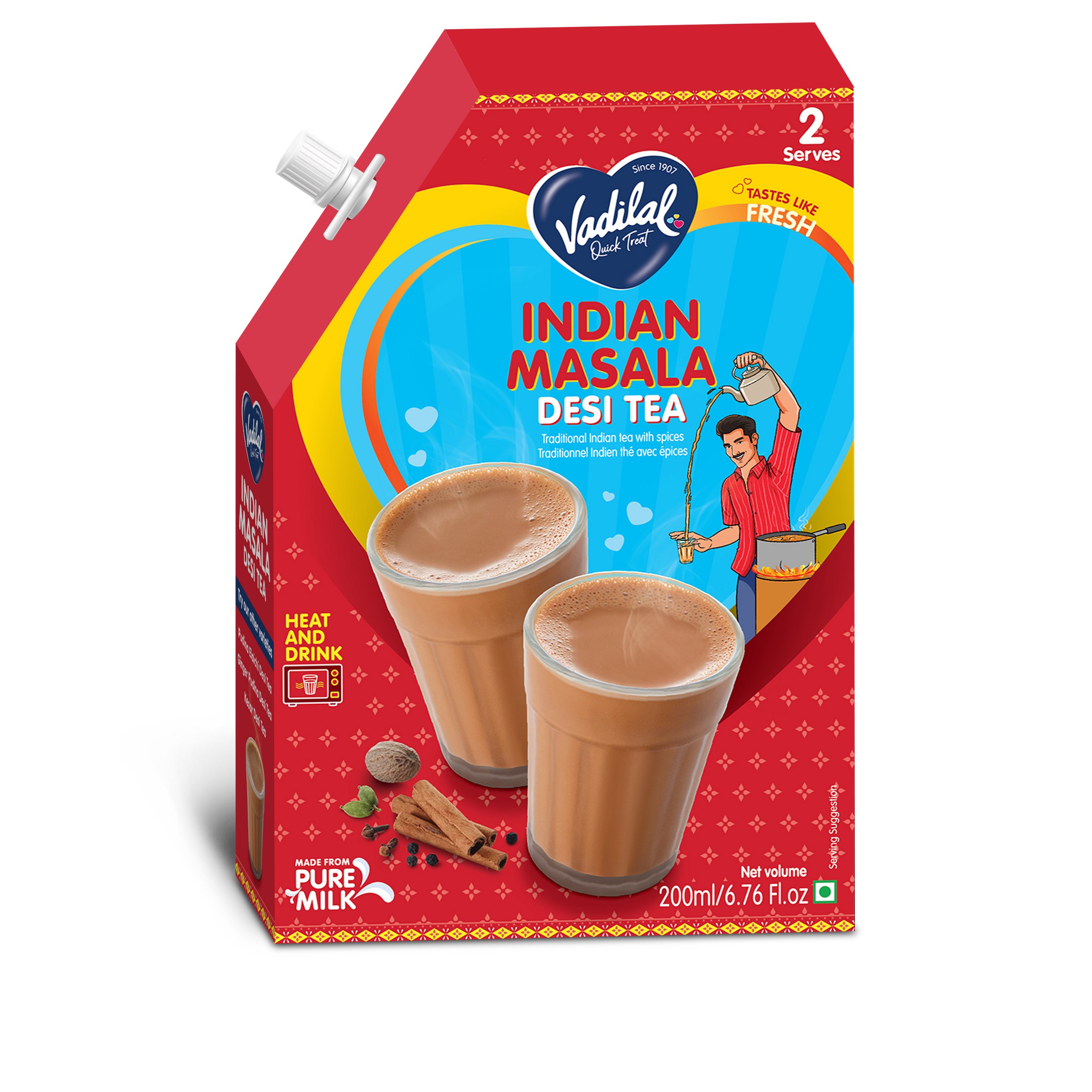 VADILAL INDIAN MASALA TEA 200 ML
