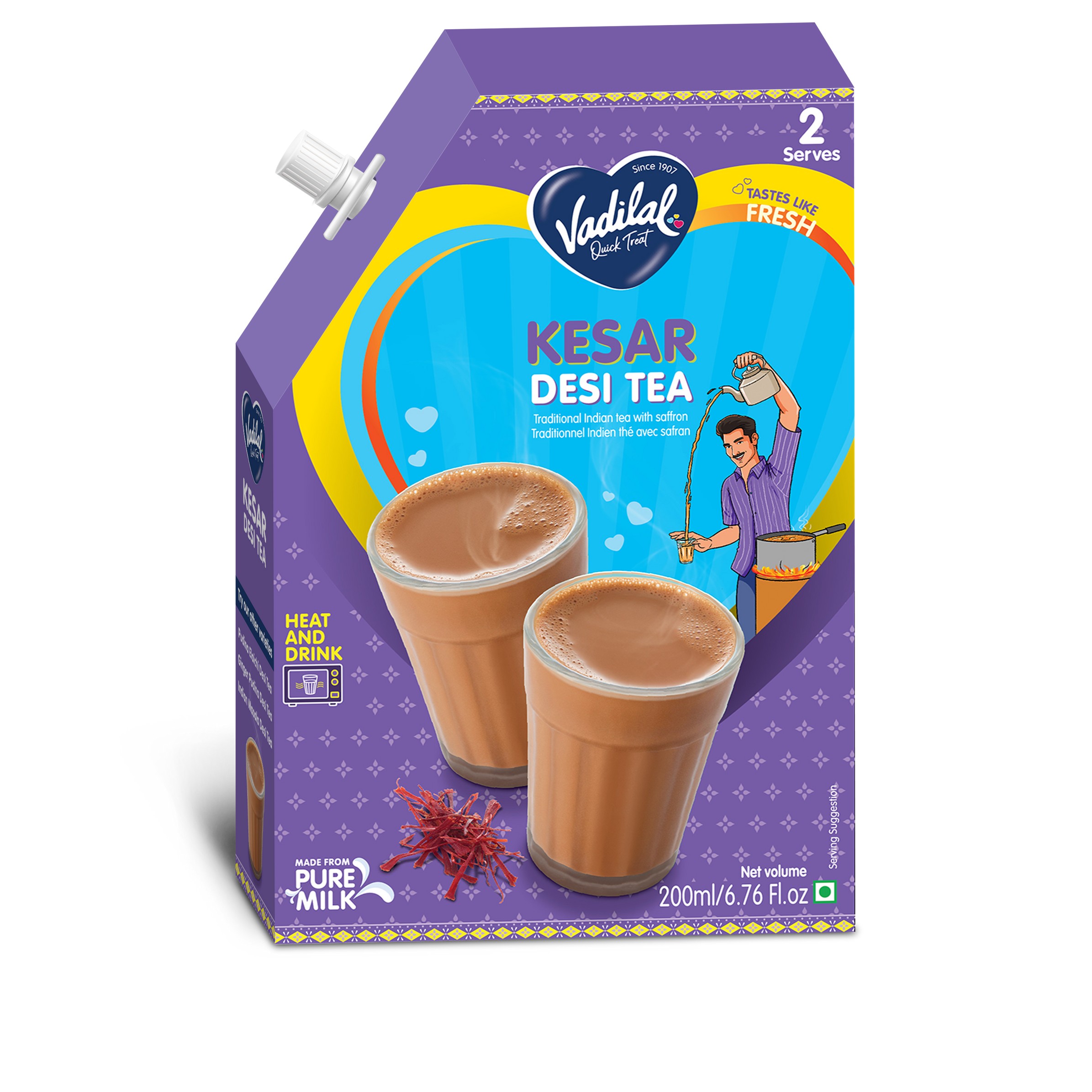 Kesar Desi Tea 200 ML