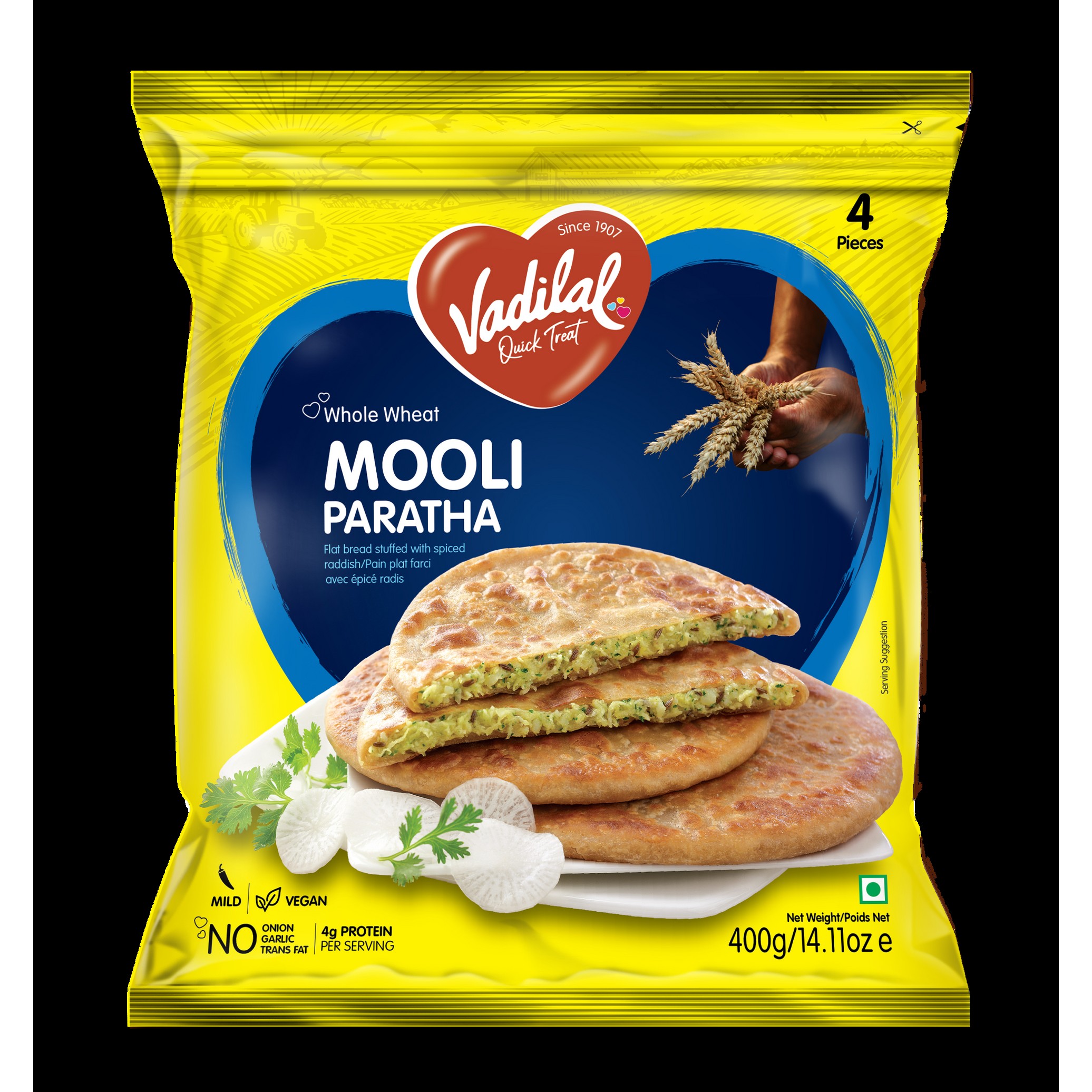 Vadilal Mooli Paratha 400 GM