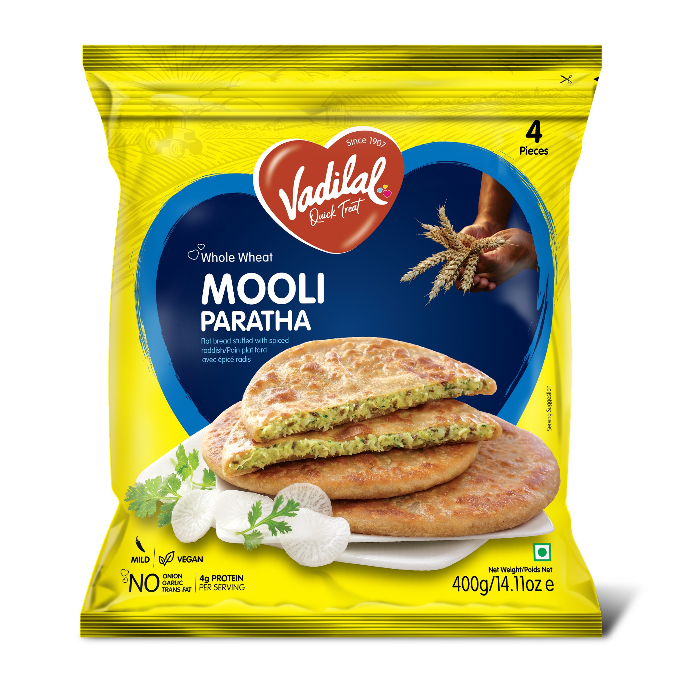 Vadilal Mooli Paratha 400 GM
