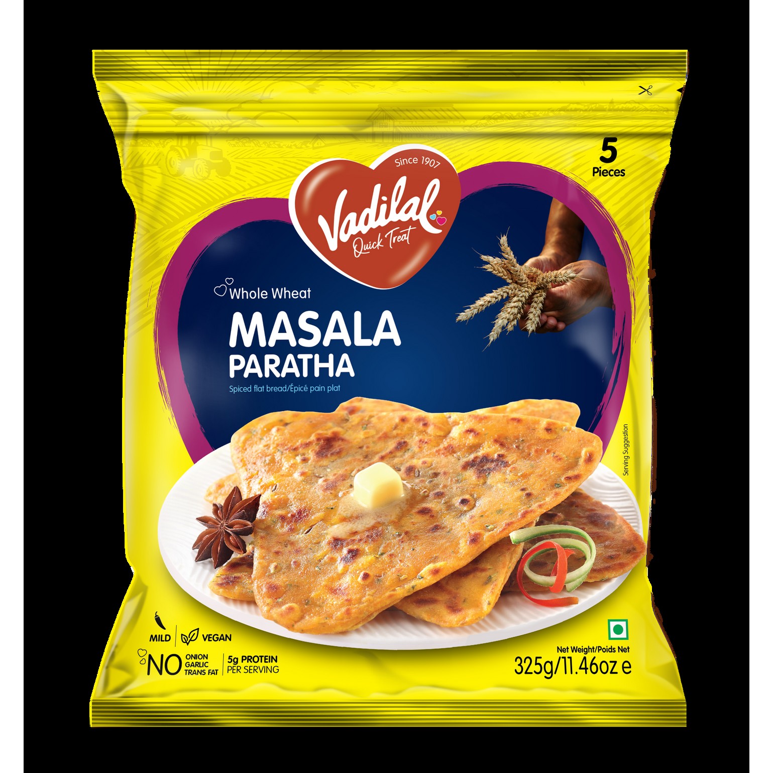 MASALA PARATHA VADILAL 325 GM