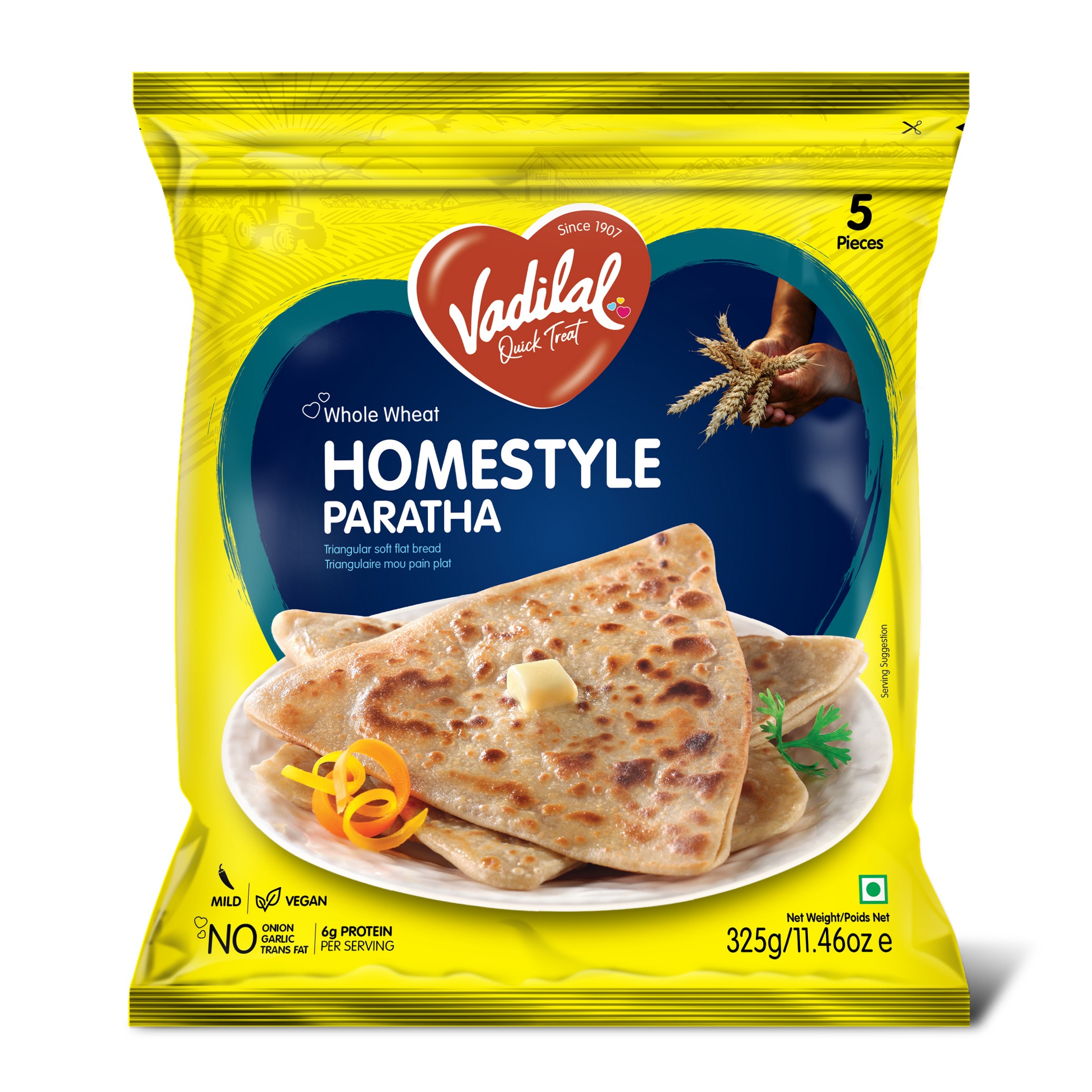 VADILAL HOMESTYLE PARATHA 20 PCS