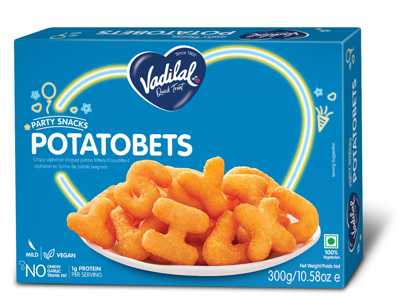 VADILAL POTATOBETS 300 GM