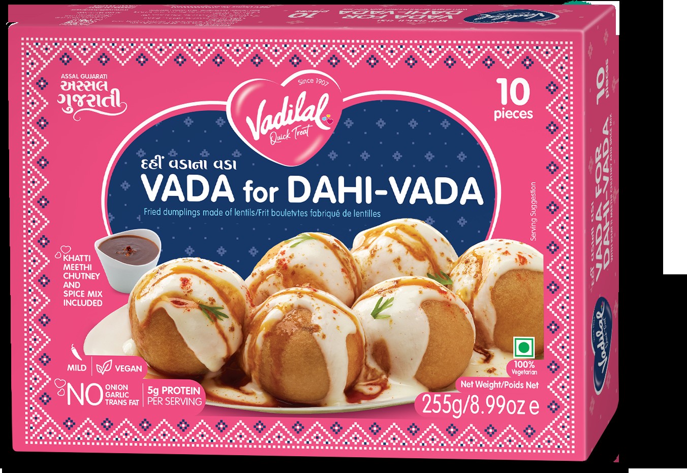 VADILAL VADA FOR DAHIVADA  10 PCS