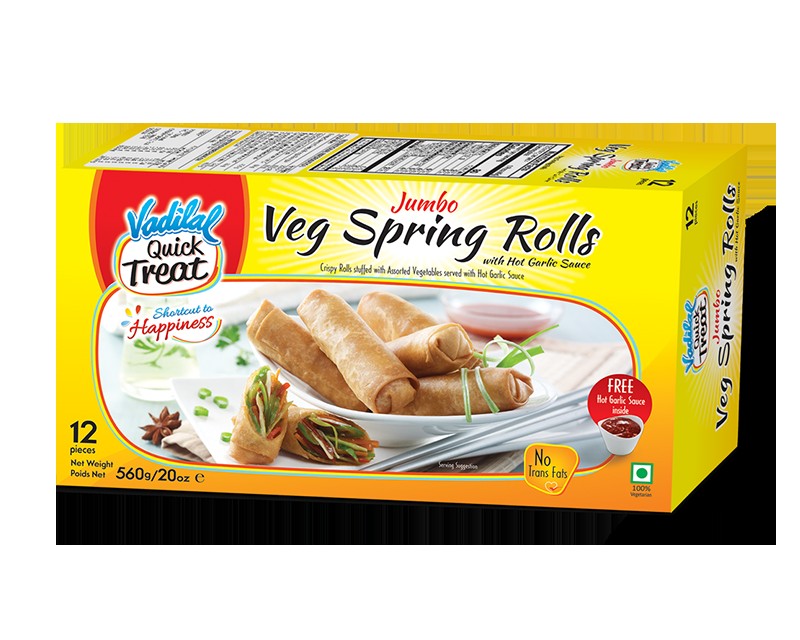 VADILAL JUMBO SPRING ROLLS  560 GM