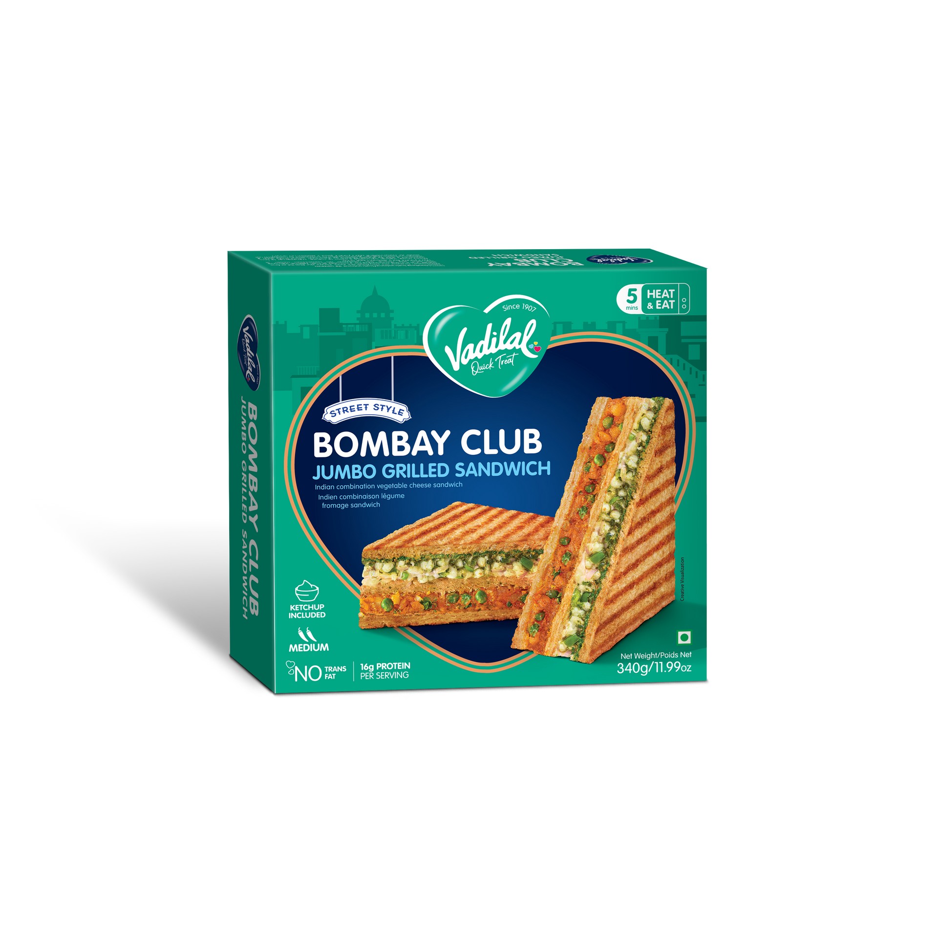BOMBAY SANDWICH VADILAL 340 GM