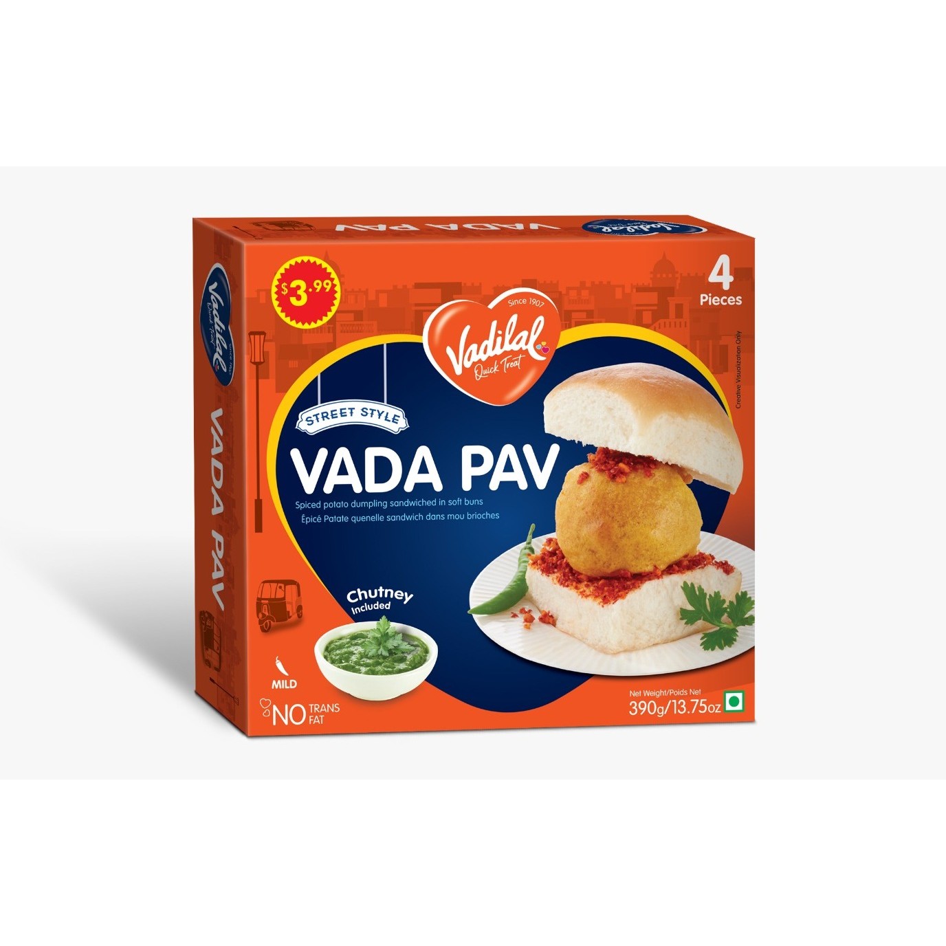 VADILAL VADA PAV 390 GM