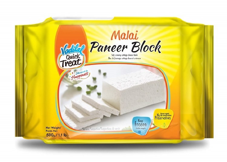 MALAI PANEER CUBES VADILAL 500 GM