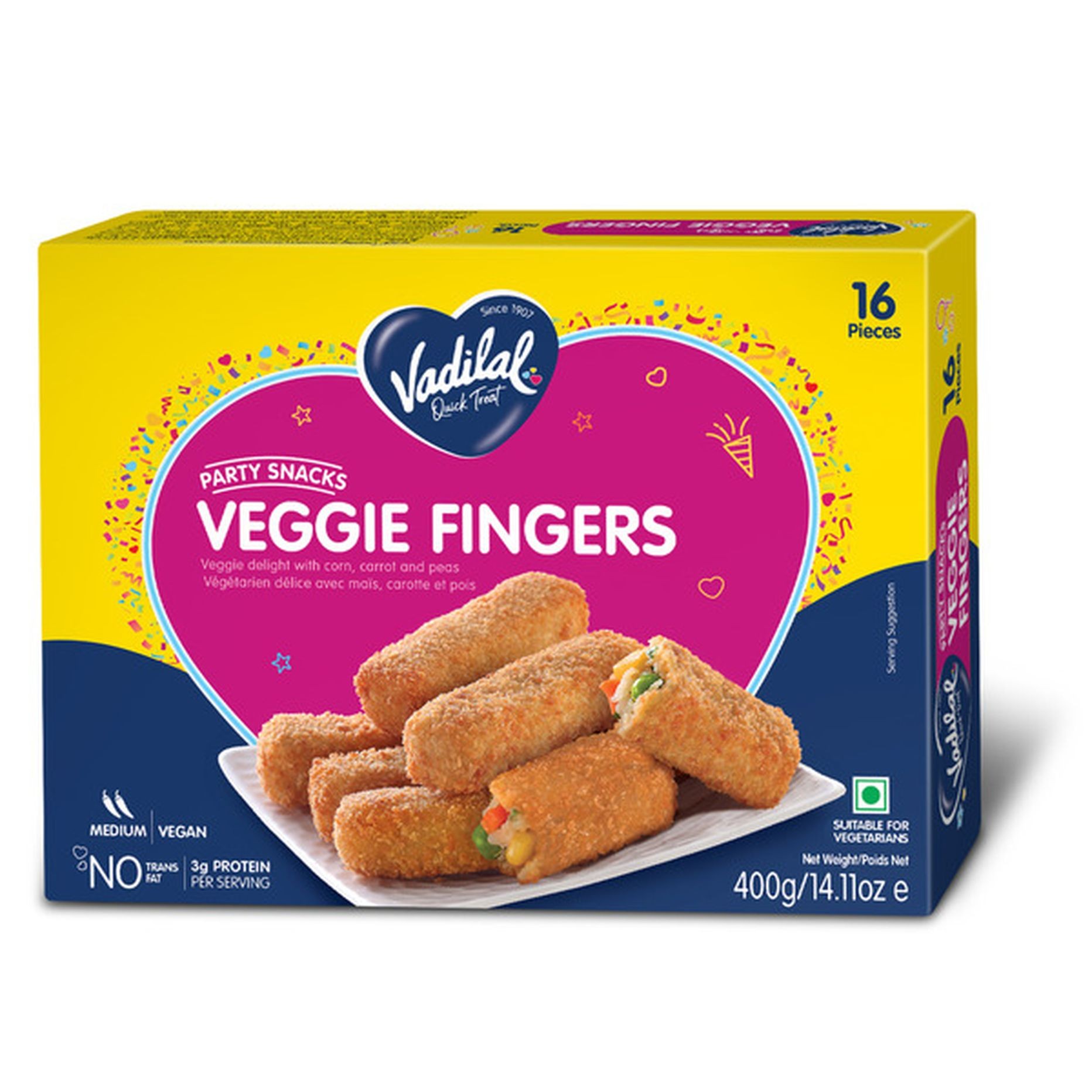 Vadilal Veggie Fingers 400 GM