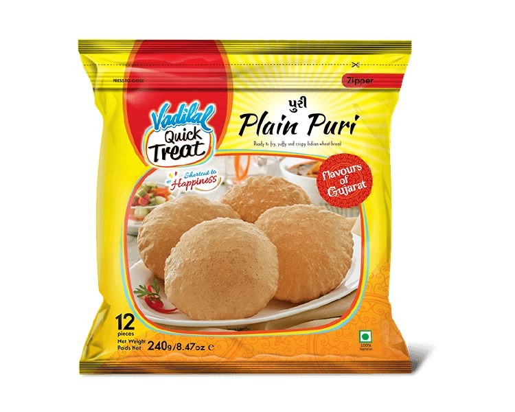 Vadilal Plain Puri 8.47 OZ