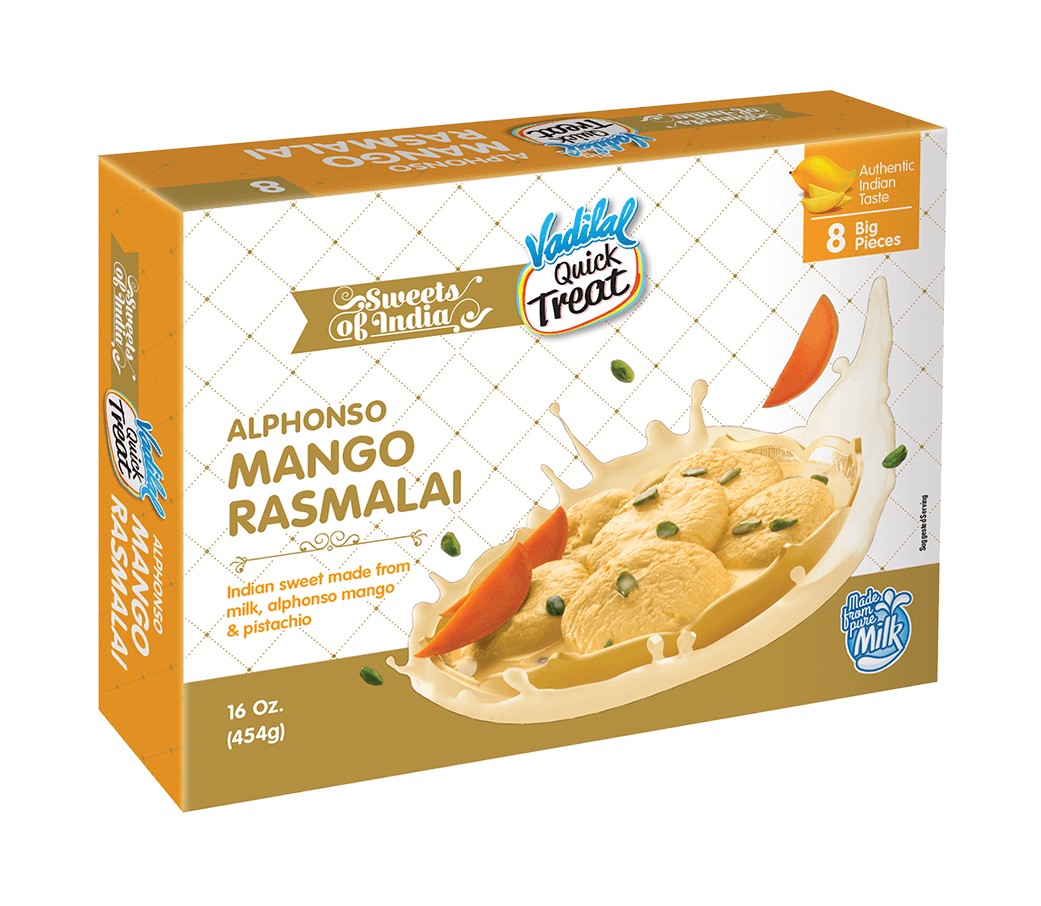 VADILAL ALPHONSO MANGO RASMALAI 454 GM