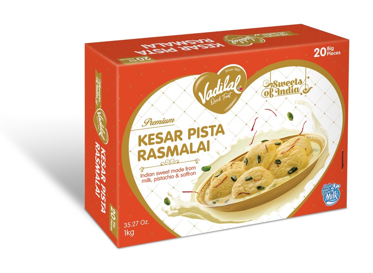 Vailal Kesar Pista Rasmalai 20 PCS