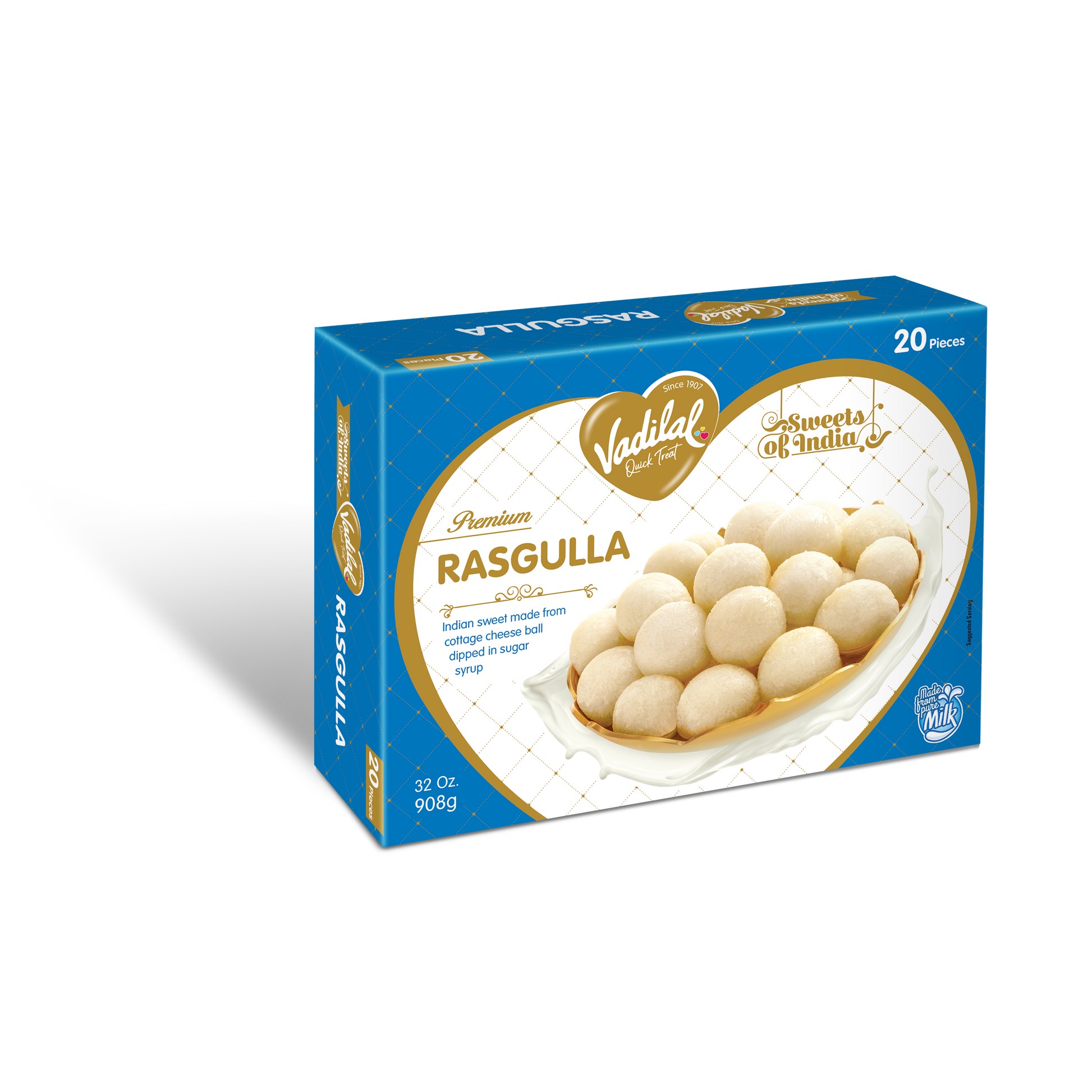 Vadilal Rasgulla 908 GM