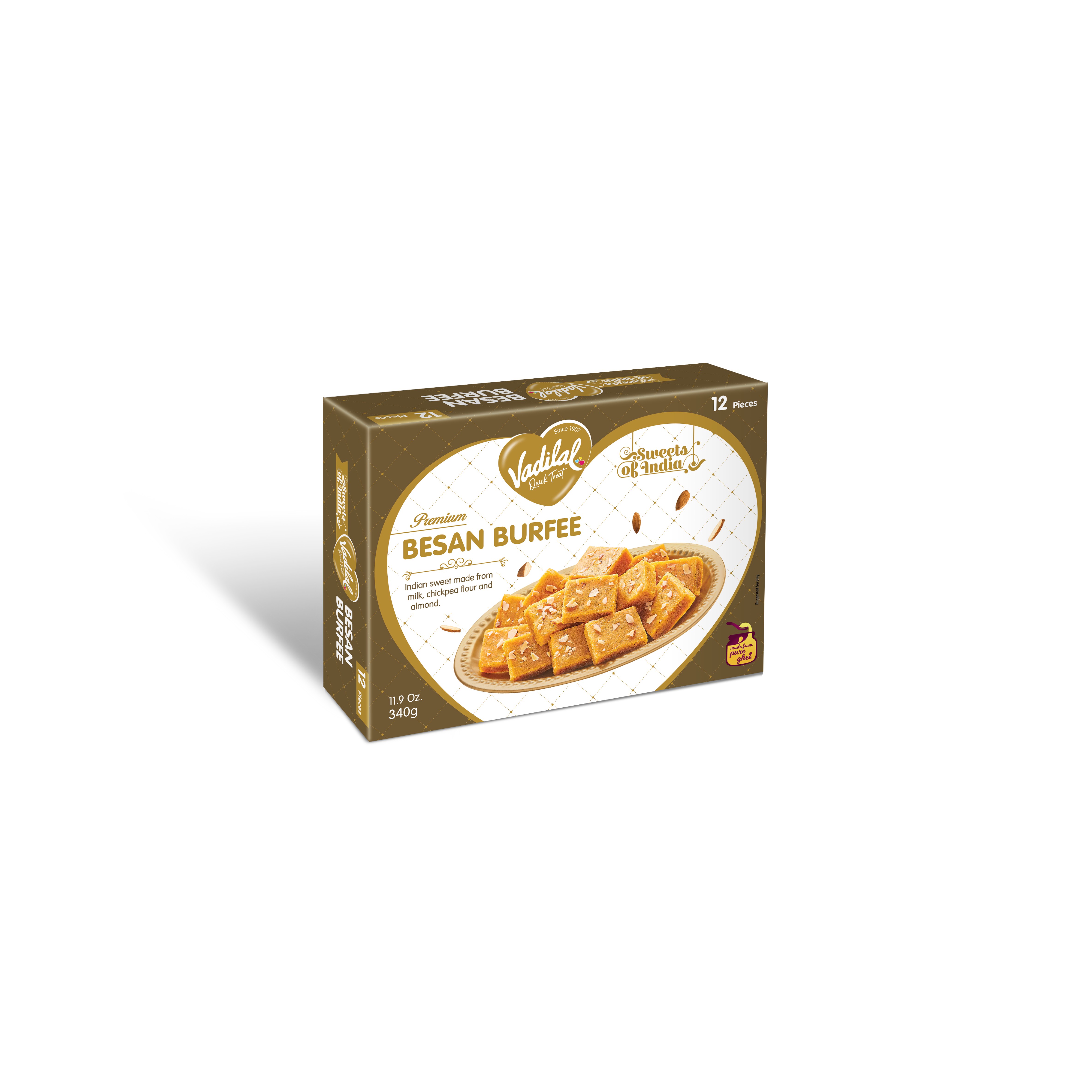VADILAL BESAN BURFEE 340 GM