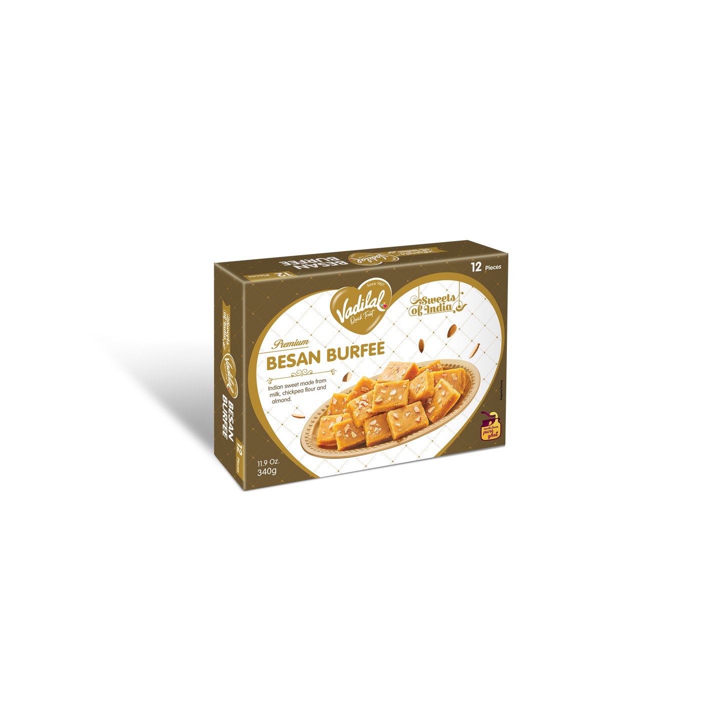 VADILAL BESAN BURFEE 340 GM