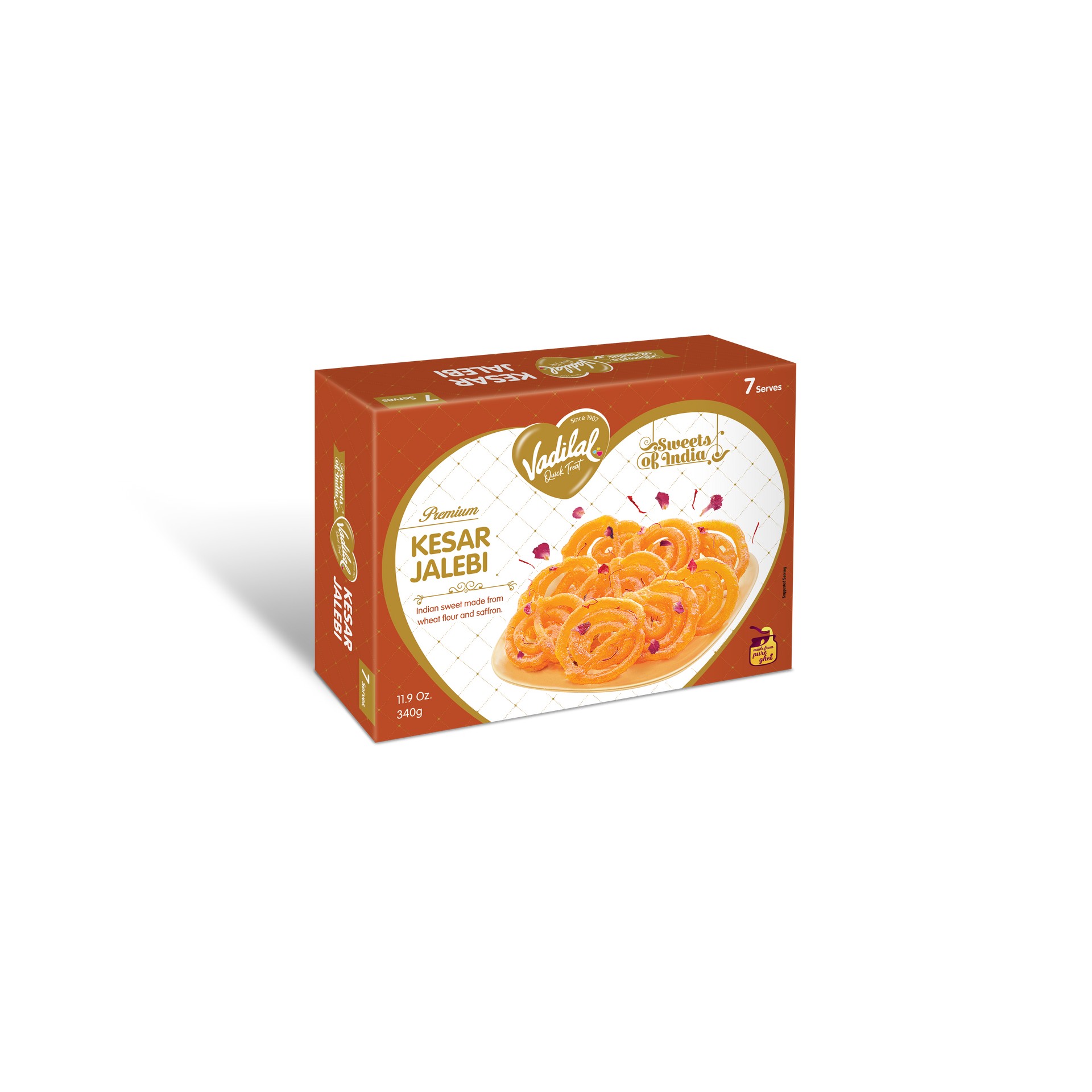 KESAR JALEBI VADILAL 340 GM