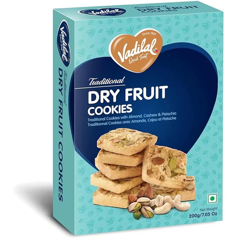 Vadilal Dry Fruit Cookies 7.05 OZ