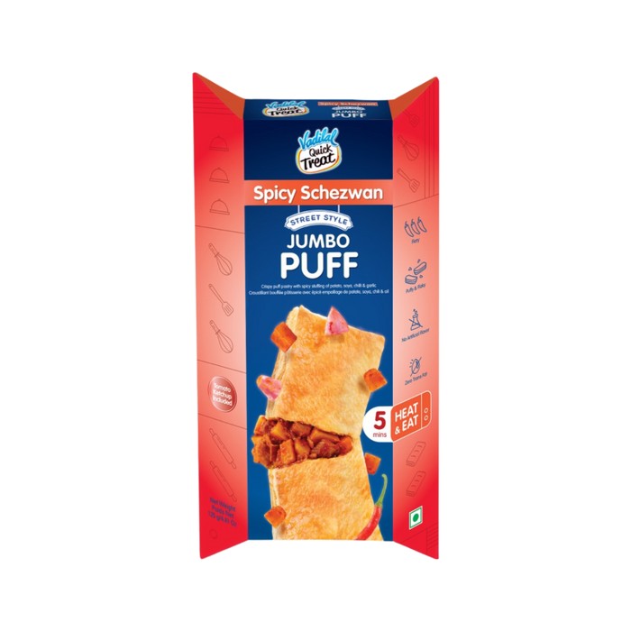 Vadilal Spicy Schezwan Puff  1 COUNT