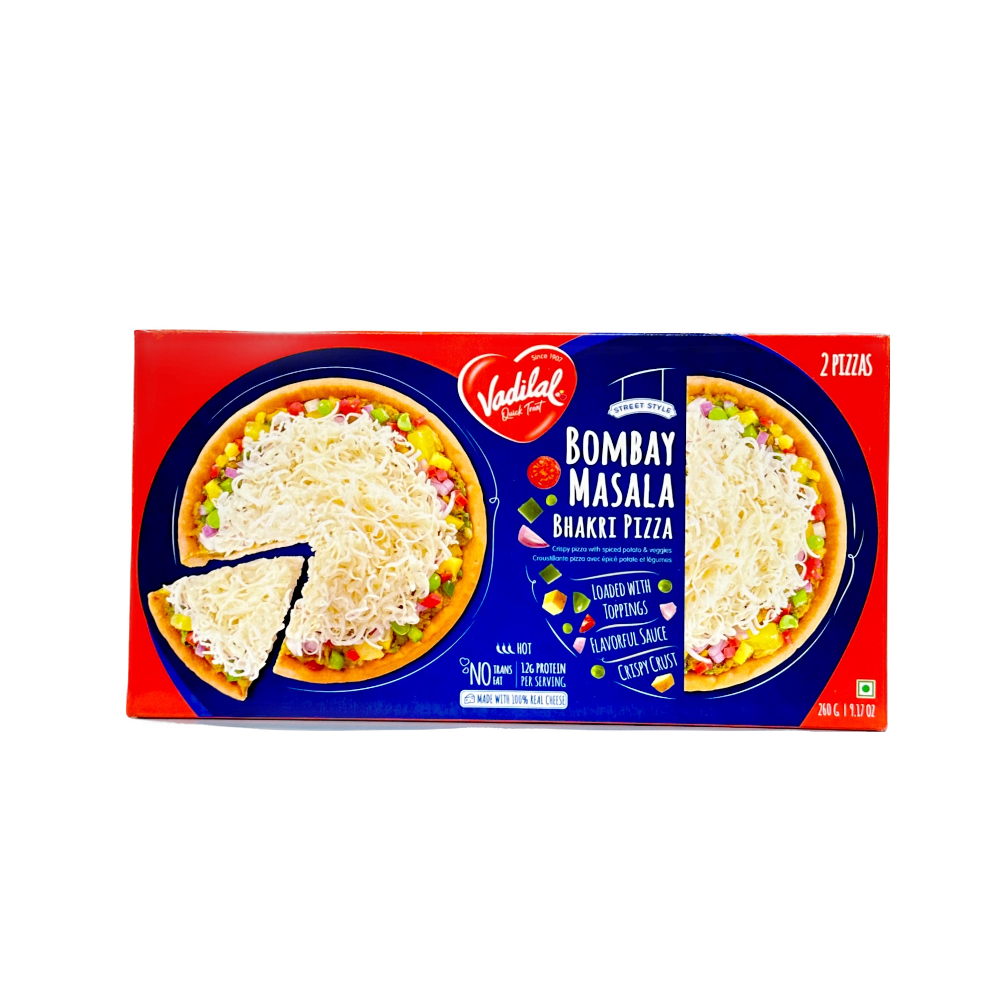 VADILAL BOMBAY MASALA BHAKRI PIZZA