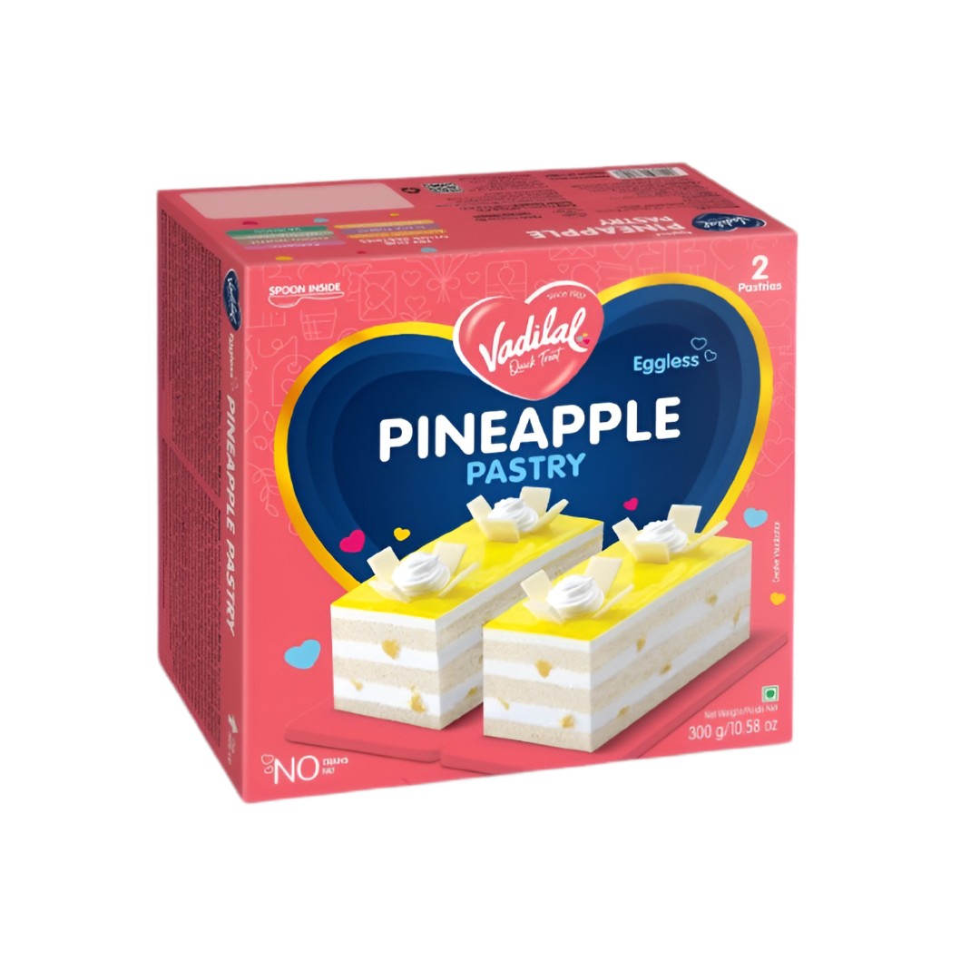 VADILAL PINEAPPLE PASTRY 350 GM