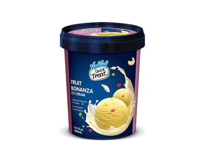 VADILAL FRUIT BONANZA ICE CREAM TUB 500 ML