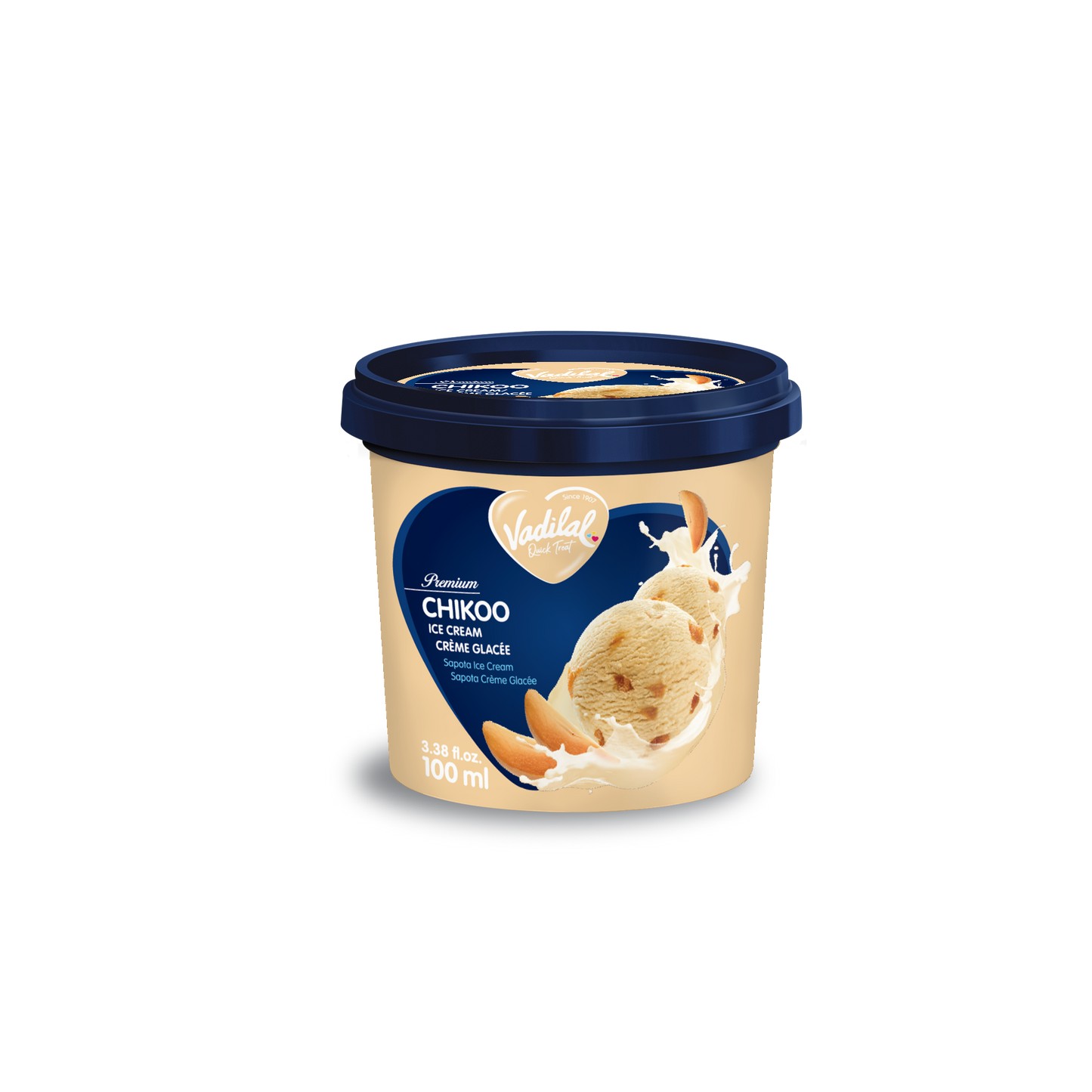 CHIKOO ICE CREAM VADILAL 100 ML