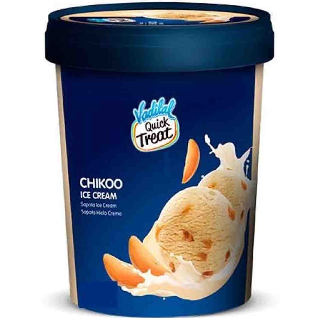 Vadilal Vadilal Chikoo Ice Cream 1 LTR