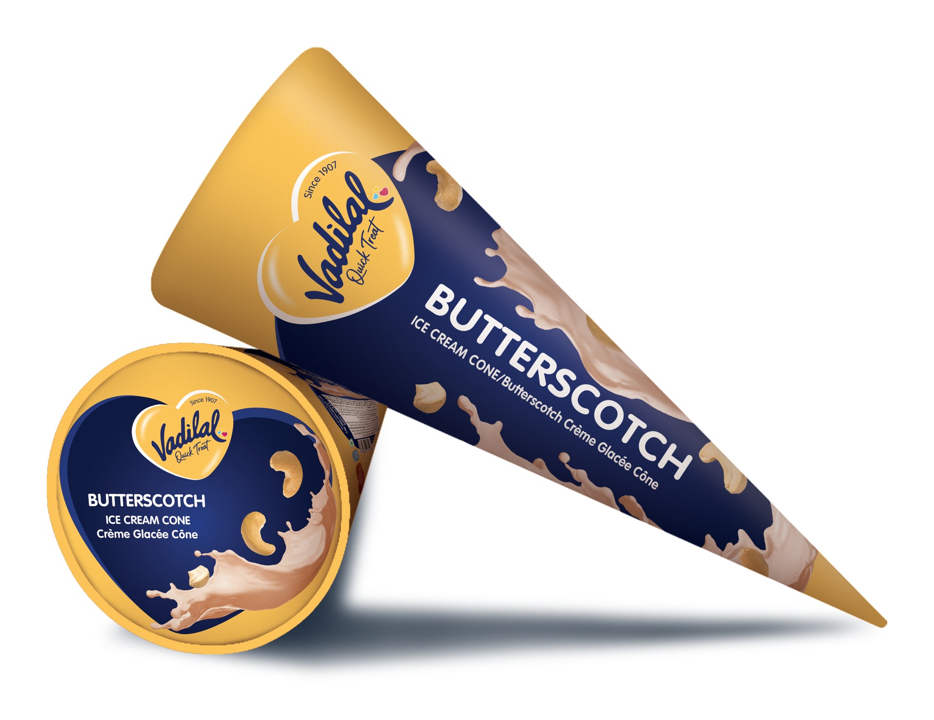 VADILAL BUTTER SCOTCH ICE CREAM 1 LTR
