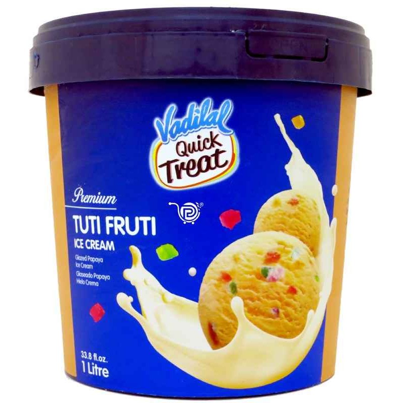 VADILAL TUTI FRUTI ICE CREAM 2 LTR