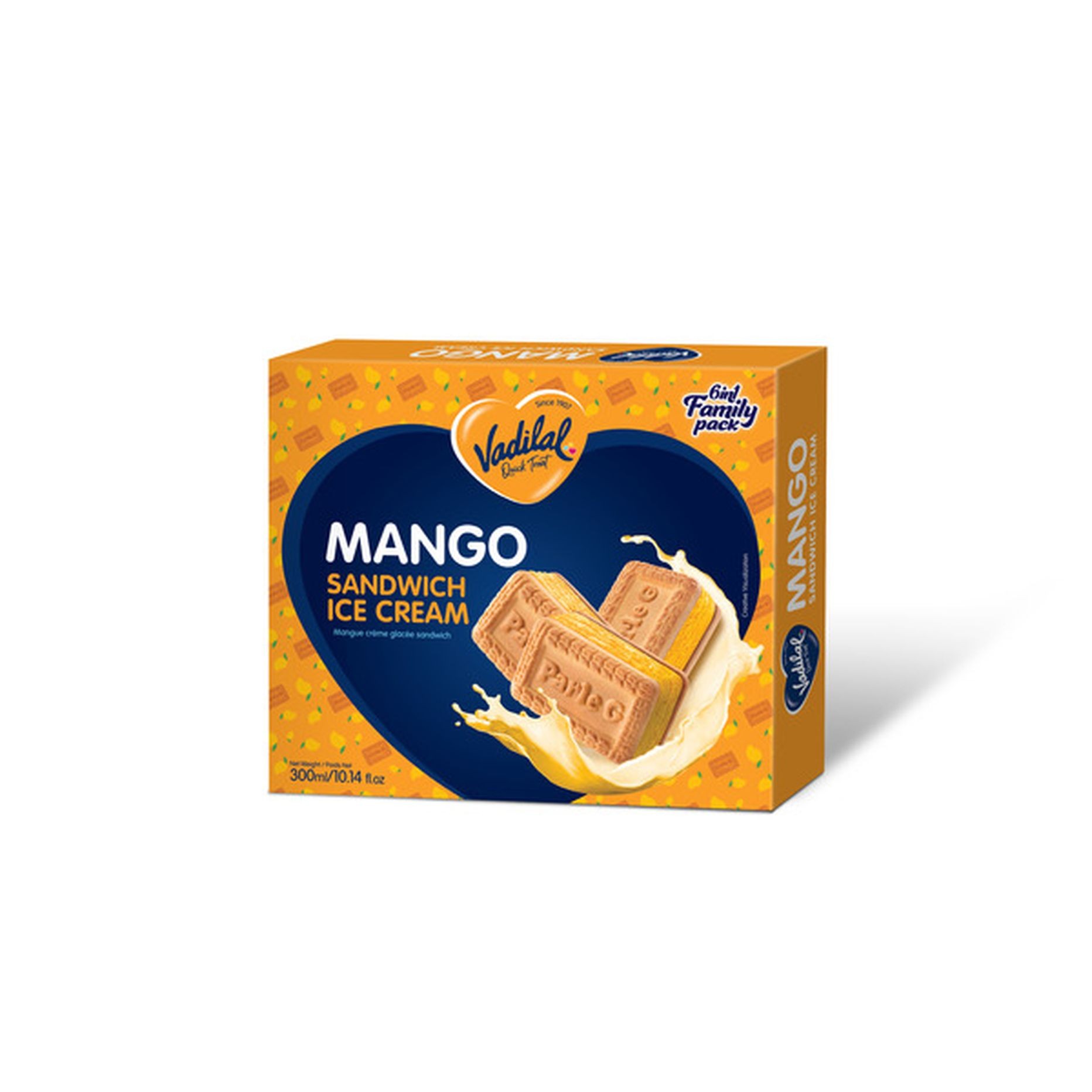 Vadilal Mango Sandwich 300 ML